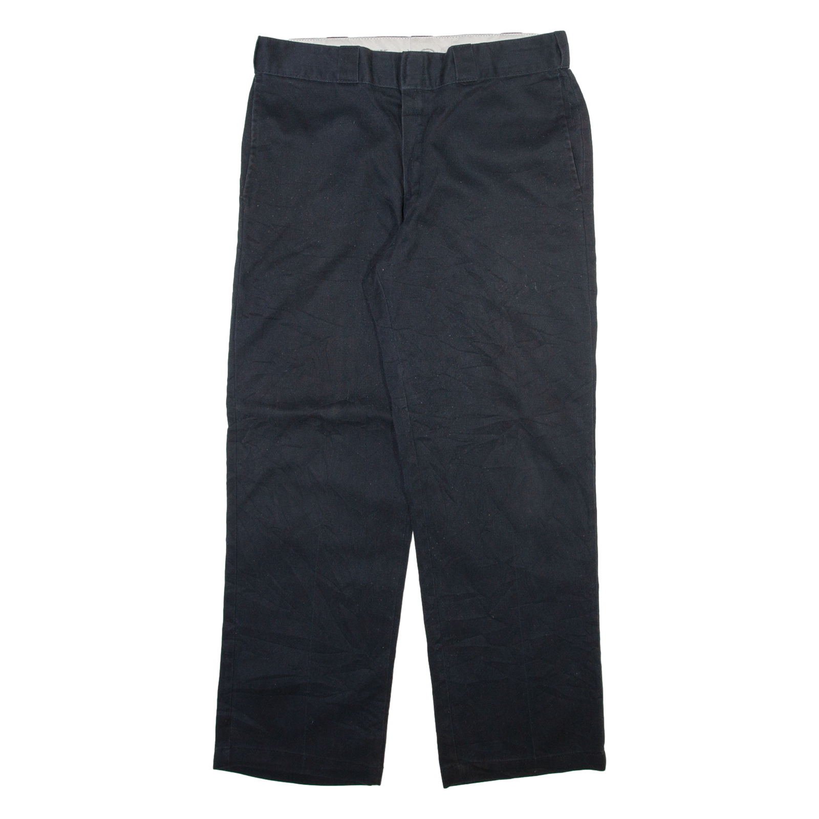 DICKIES Mens Trousers Black Regular Straight W34 L30 Refurbished - N/A refurbished available on Cerqular