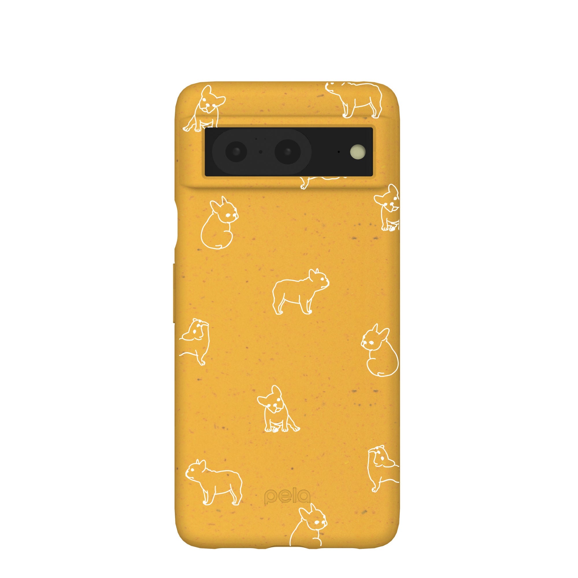 Honey Easy Breezy Frenchie Google Pixel 8 Case Refurbished - Pela Case refurbished available on Cerqular