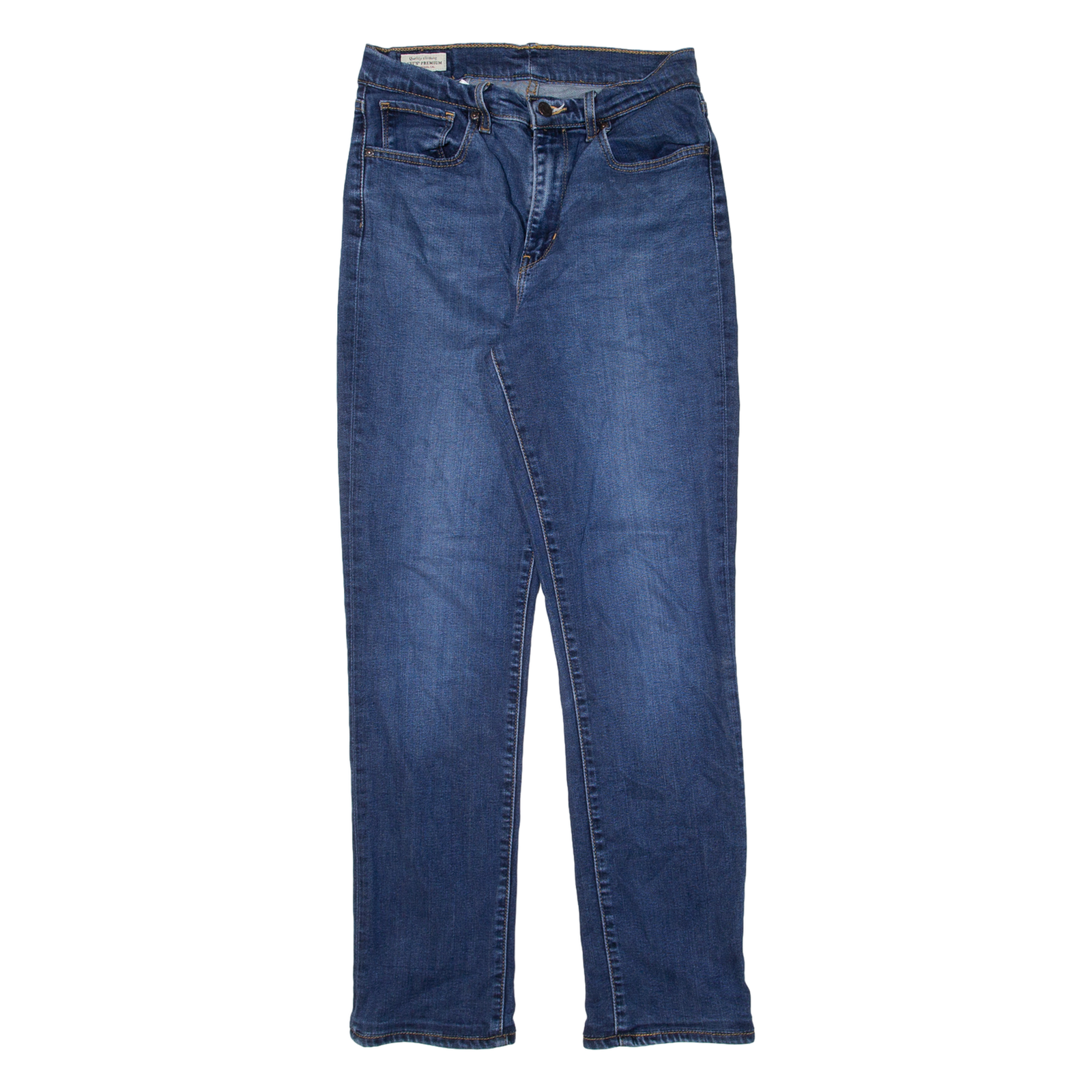 LEVI'S BIG E Womens Jeans Blue Slim Straight W26 L28 Refurbished - N/A refurbished available on Cerqular