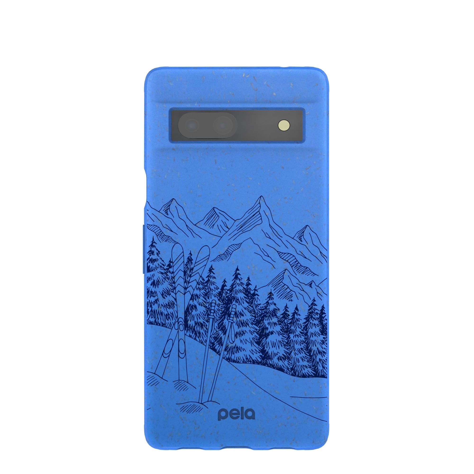 Buy Electric Blue Backcountry Ski Google Pixel 7a Case Refurbished - $65.00 Electric Blue Backcountry Ski Google Pixel 7a Case Refurbished - Pela Case refurbished available on Cerqular
