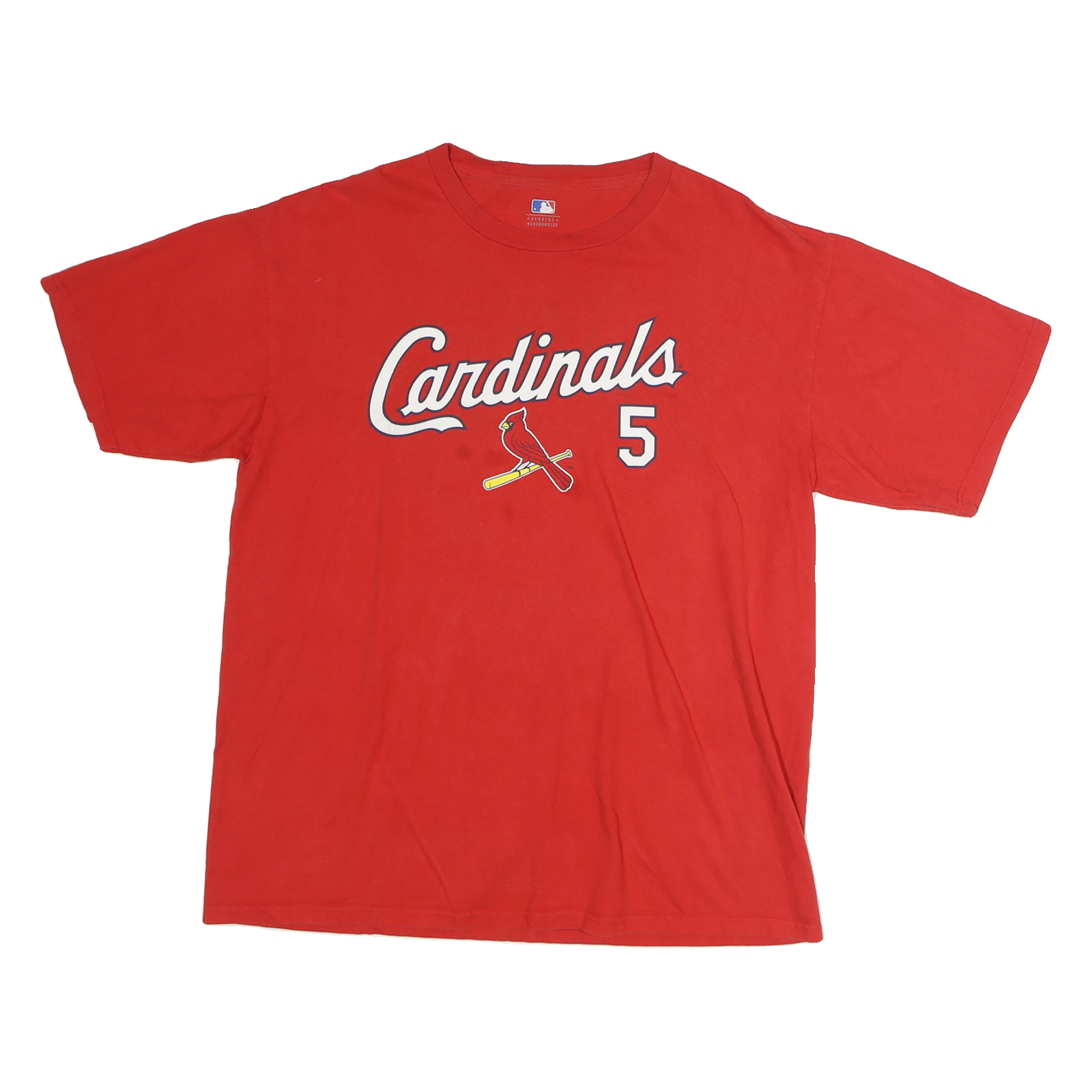 Buy GENUINE MERCHANDISE Mens Red Cardinals Shirt M Short Sleeve Crew Neck Baseball Refurbished - $16.89 GENUINE MERCHANDISE Mens Red Cardinals Shirt M Short Sleeve Crew Neck Baseball Refurbished - N/A refurbished available on Cerqular