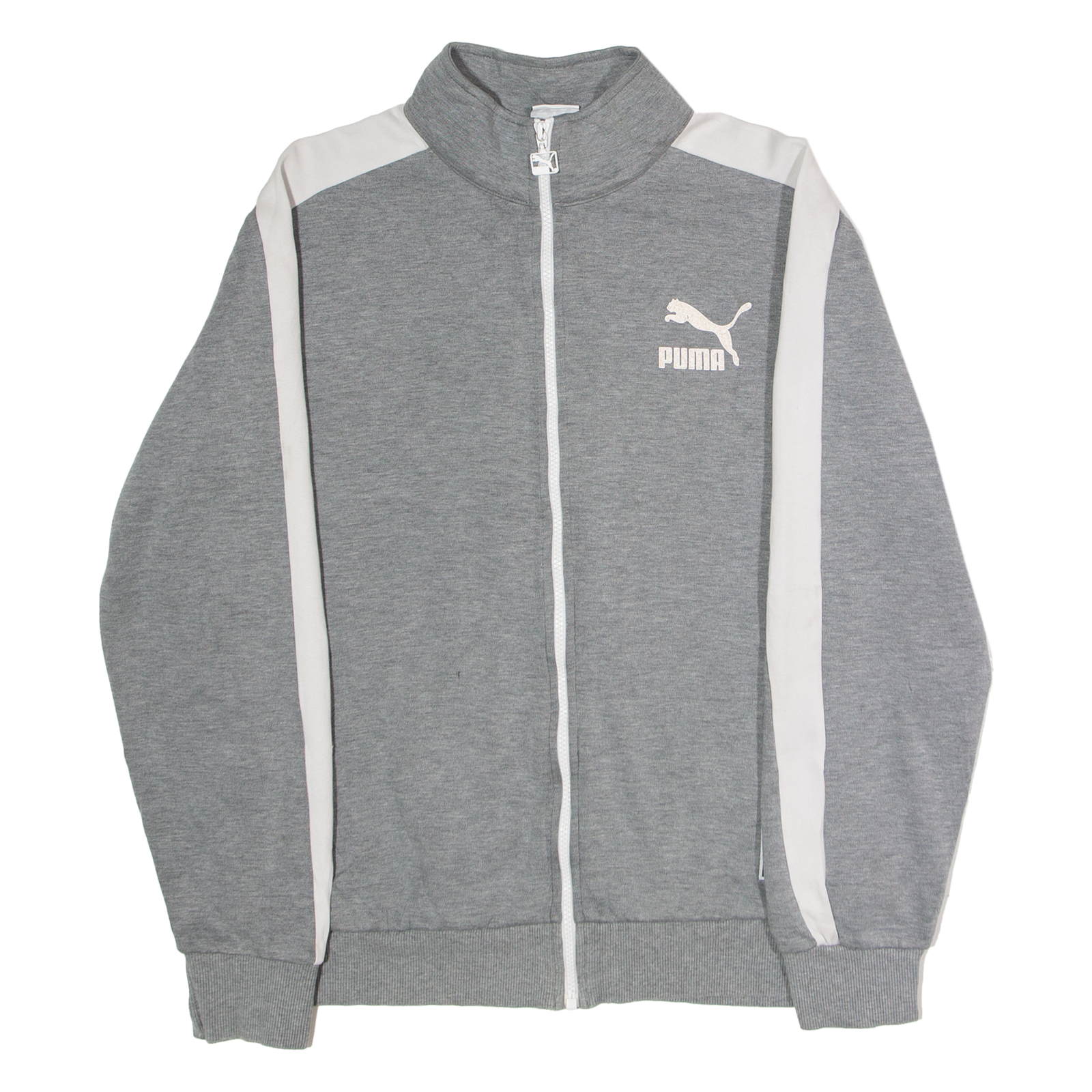 Buy PUMA Mens Track Jacket Grey Jersey M Refurbished - $31.19 PUMA Mens Track Jacket Grey Jersey M Refurbished - N/A refurbished available on Cerqular