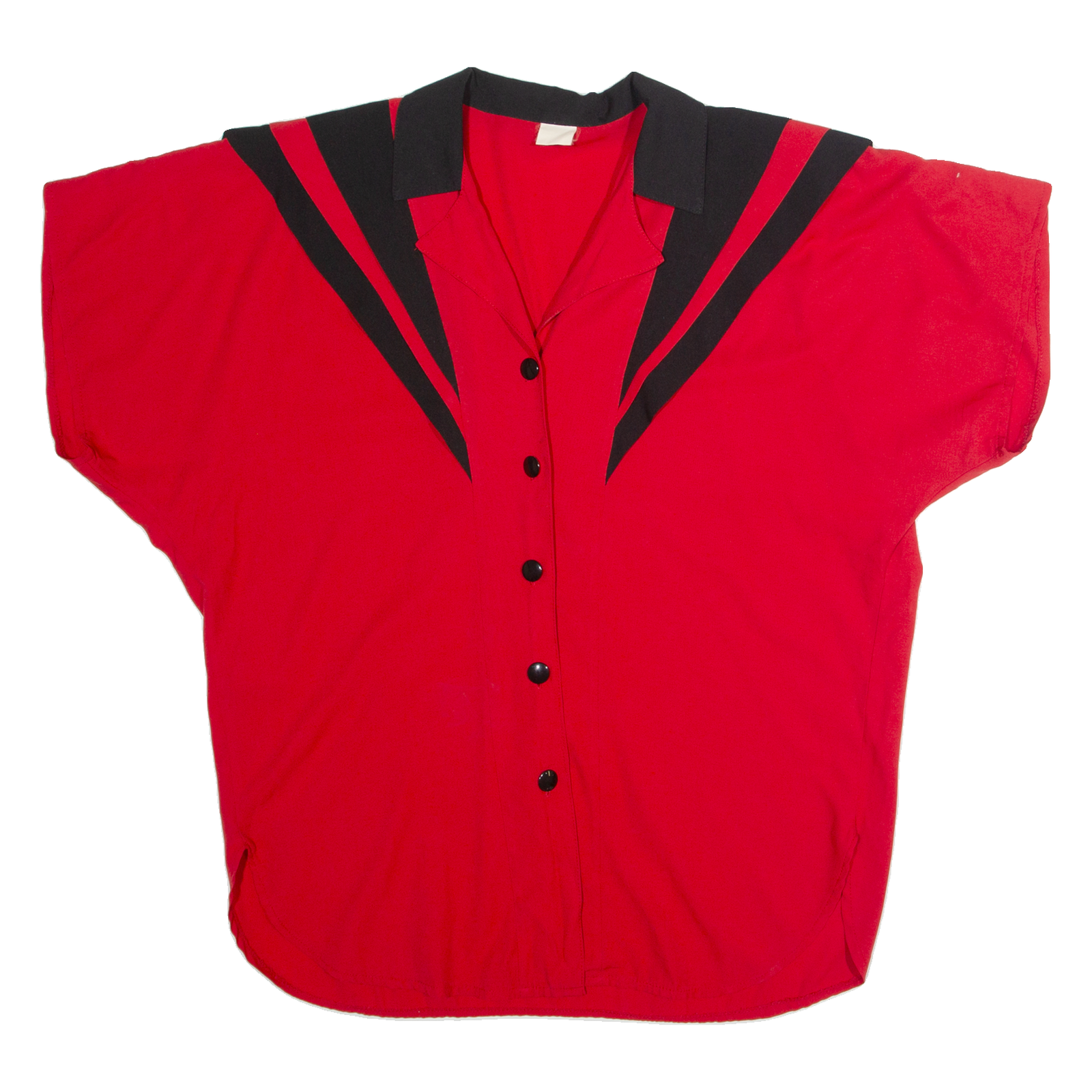 Womens Blouse Red V-Neck XL Refurbished - N/A refurbished available on Cerqular