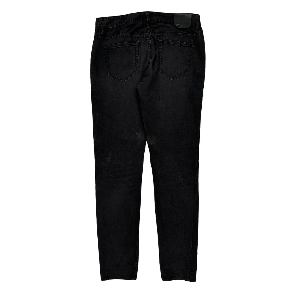 Buy Armani Exchange Skinny Jeans - 30W UK 8 Black Cotton Blend Refurbished - $35.36 Armani Exchange Skinny Jeans - 30W UK 8 Black Cotton Blend Refurbished - Thrifted (note: this is a term often used to describe second- refurbished available on Cerqular