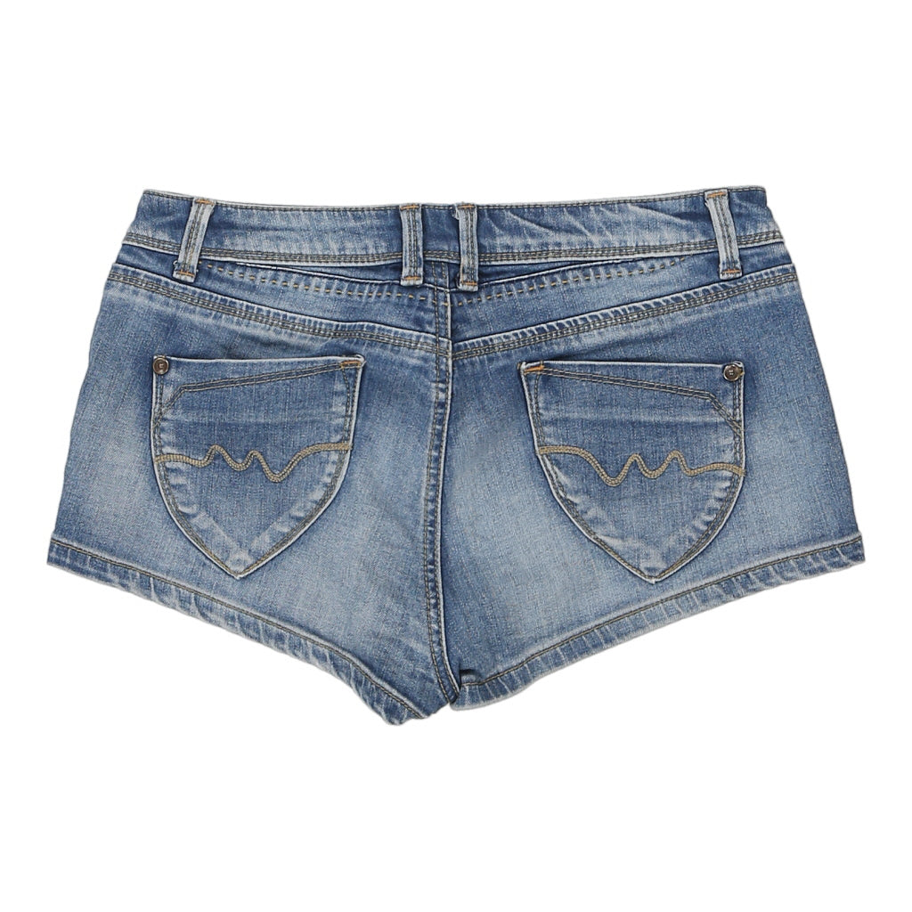 Unbranded Denim Shorts - 30W UK 10 Blue Cotton Refurbished - Thrifted (note: this is a term often used to describe second- refurbished available on Cerqular