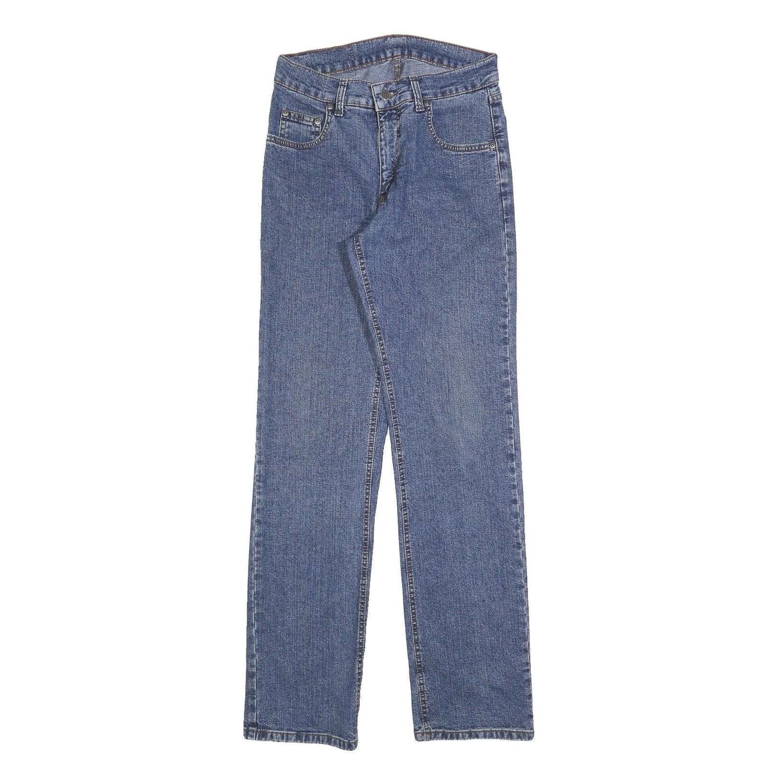 PIONEER Womens Jeans Blue Slim Straight Denim Medium W28 L32 Classic Cotton Refurbished - N/A refurbished available on Cerqular