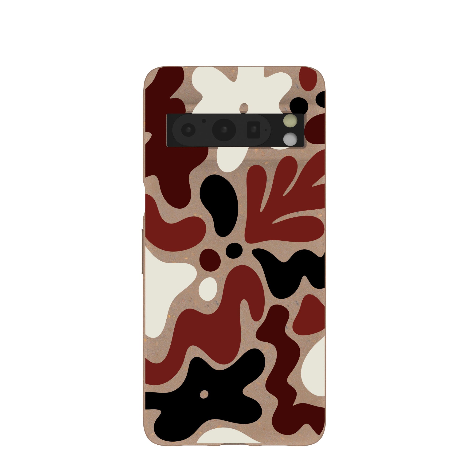 Chocolate Brown Earthy Curves Google Pixel 8 Pro Case Refurbished - Pela Case refurbished available on Cerqular
