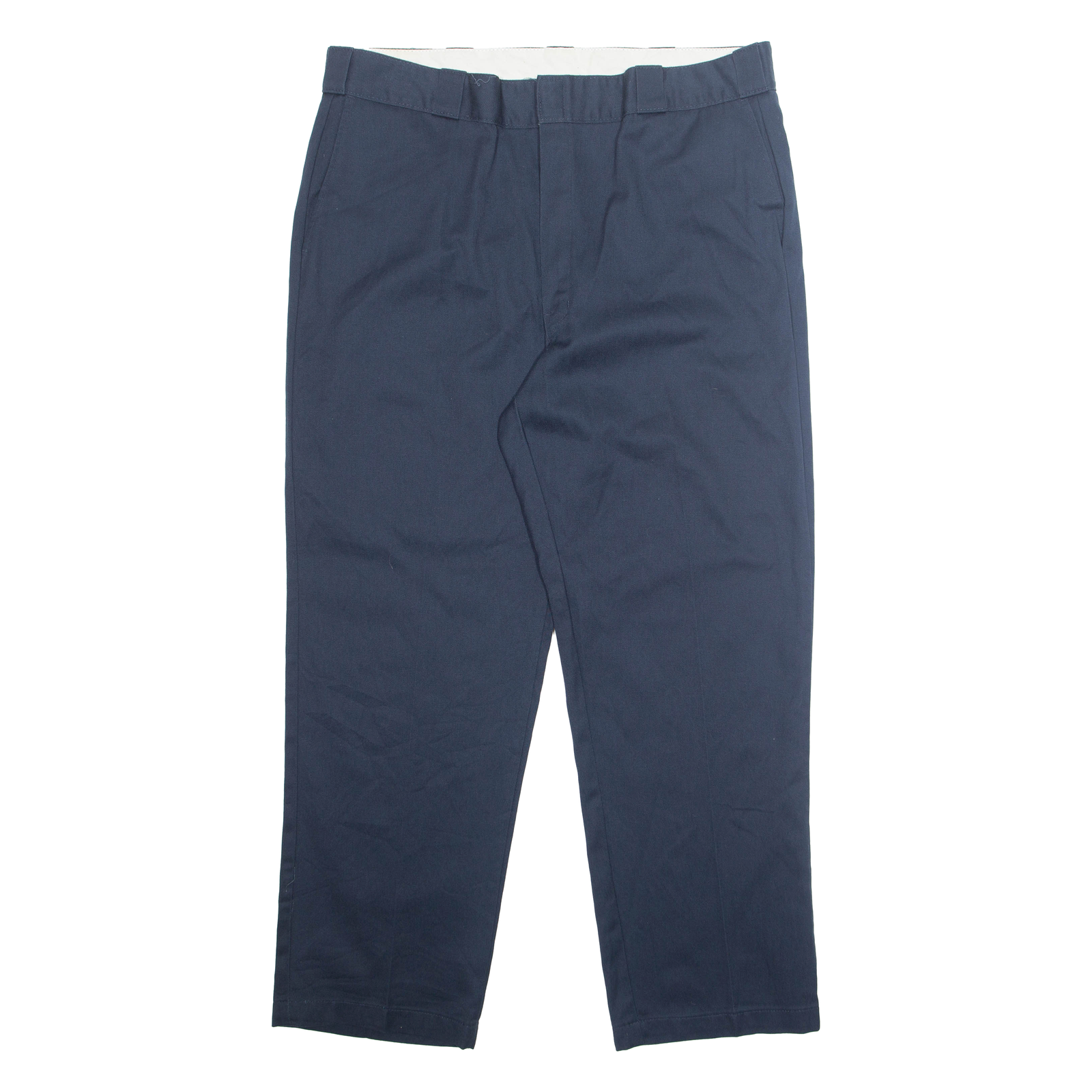DICKIES Chino Mens Trousers Blue Regular Straight W40 L30 Refurbished - N/A refurbished available on Cerqular