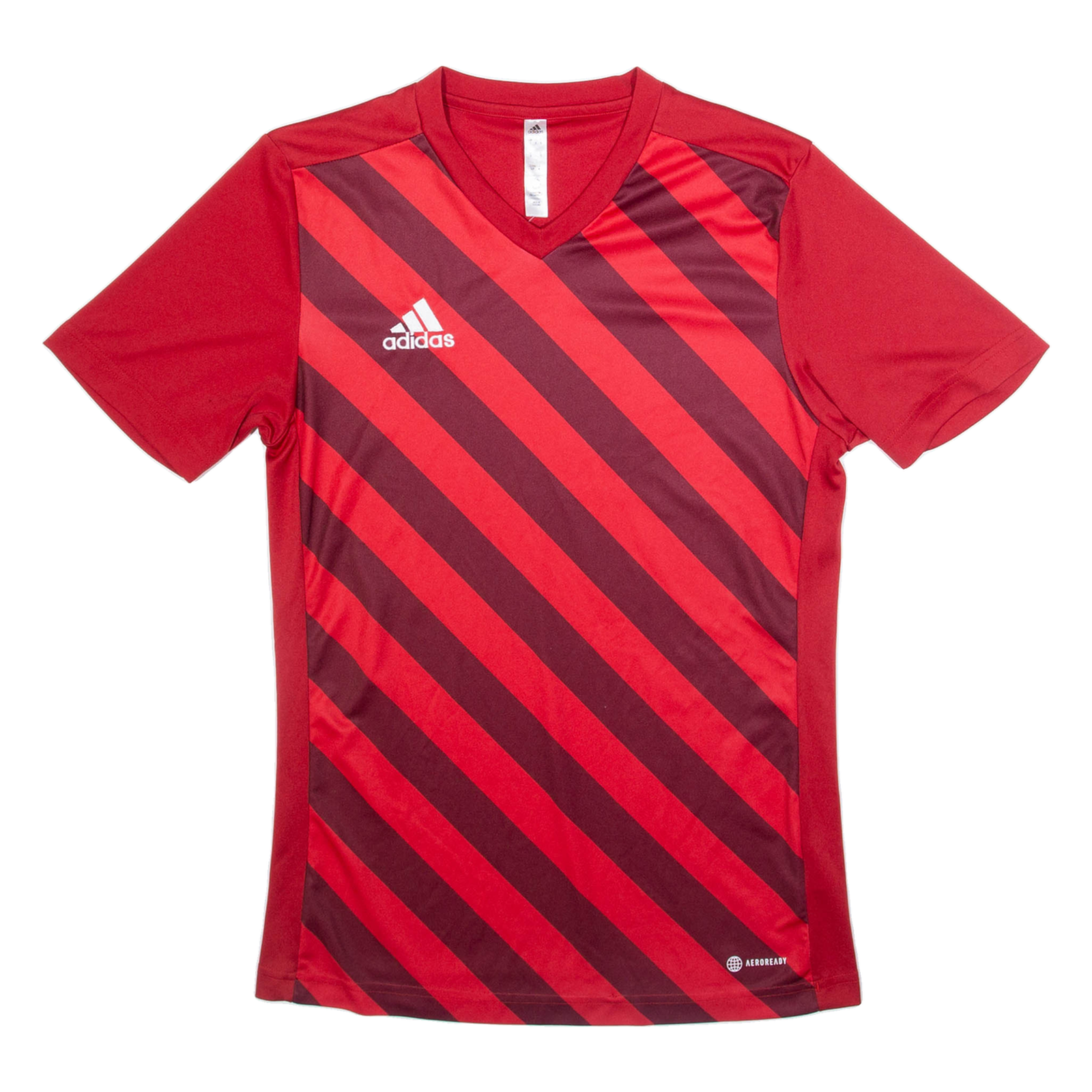 ADIDAS Mens Football Shirt Jersey Red V-Neck S Refurbished - N/A refurbished available on Cerqular