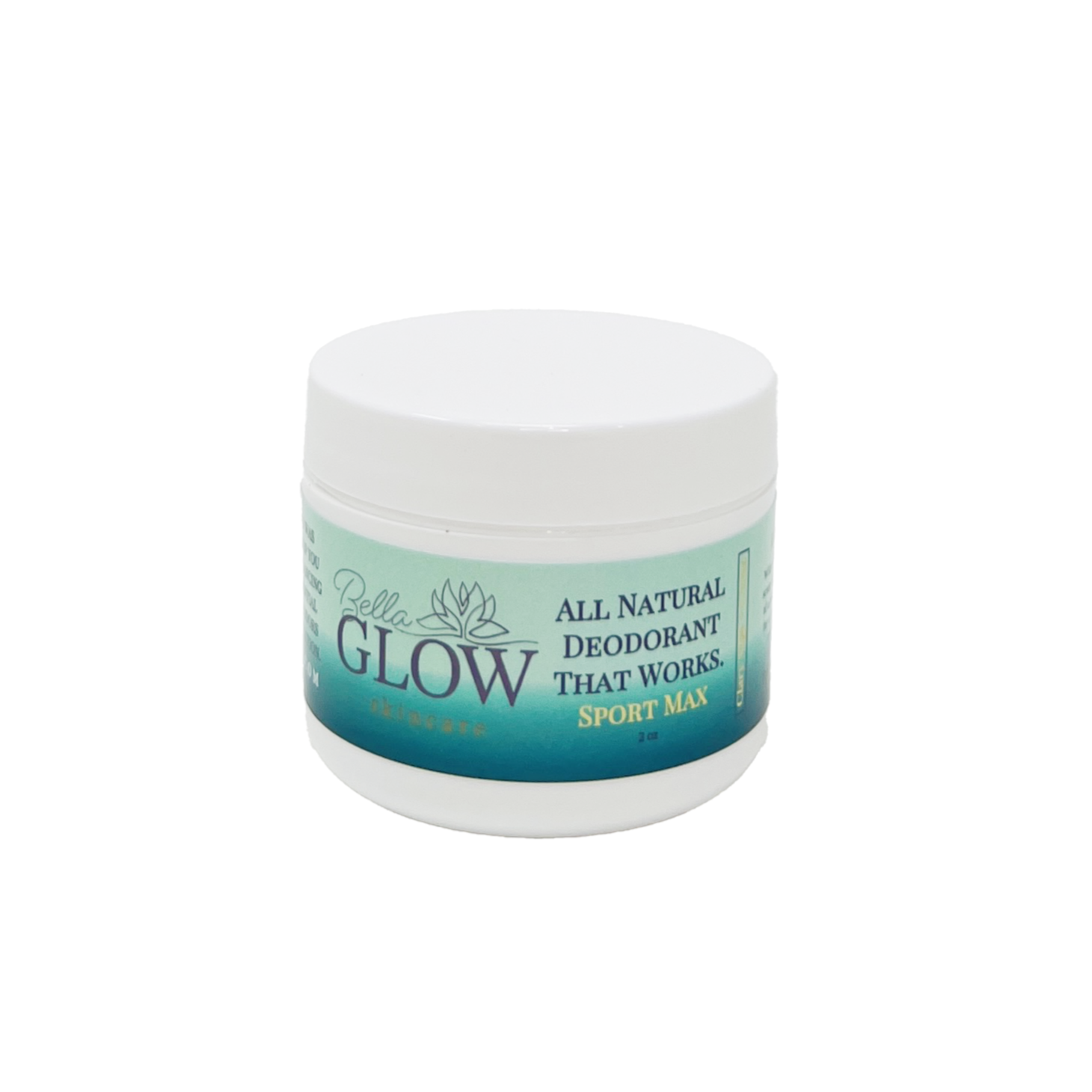 Sport Max Natural Deodorant | All Day Freshness | AWARD WINNING | Unisex Refurbished - Bella Glow Skincare refurbished available on Cerqular