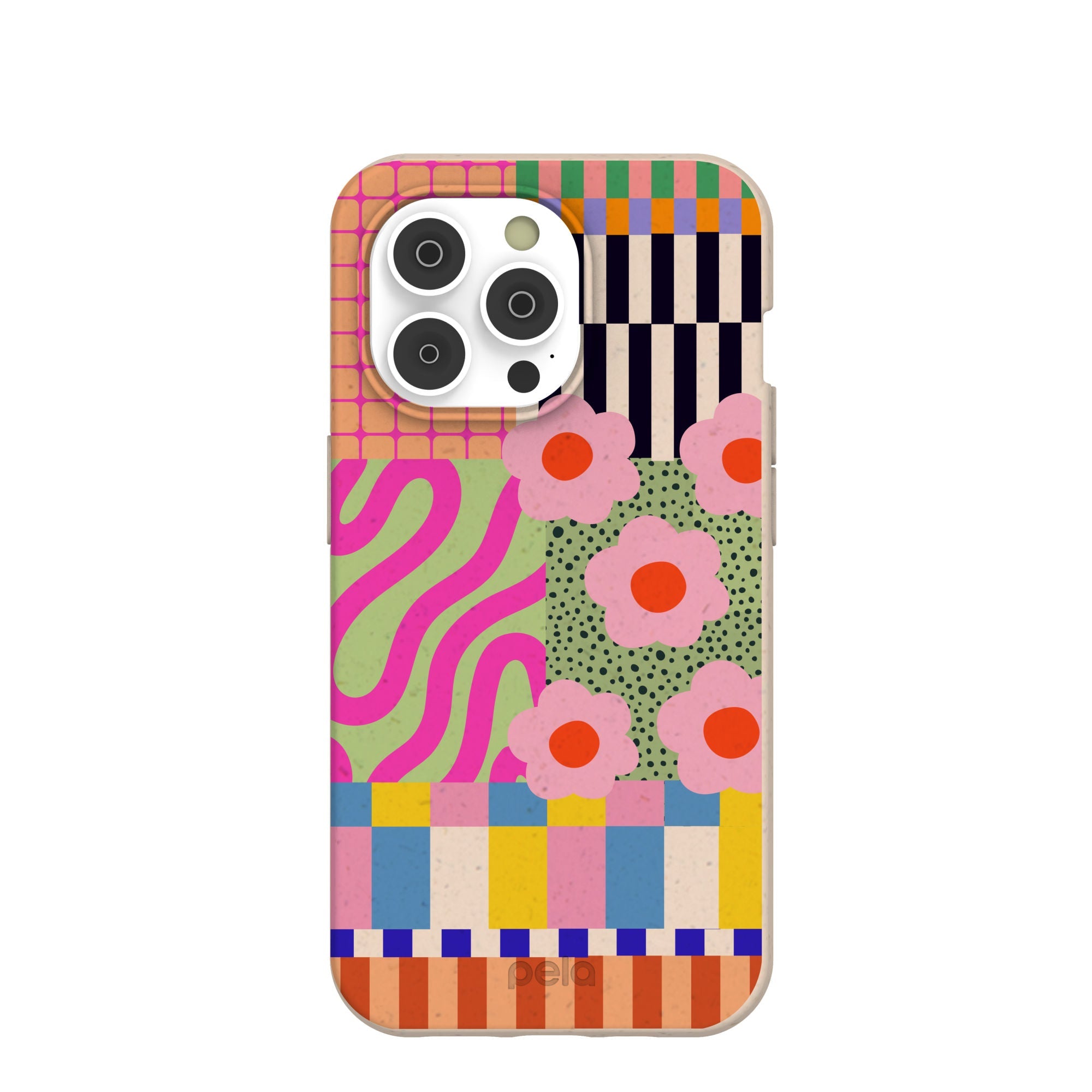 Seashell Abstract Cake iPhone 14 Pro Case Refurbished - Pela Case refurbished available on Cerqular