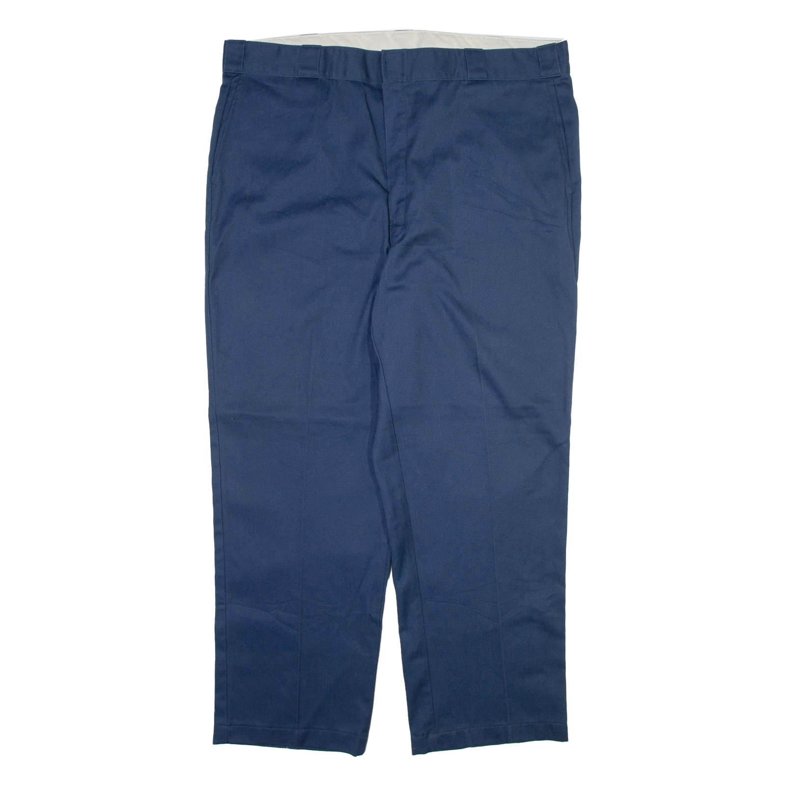DICKIES Mens Trousers Blue Regular Straight W42 L29 Refurbished - N/A refurbished available on Cerqular