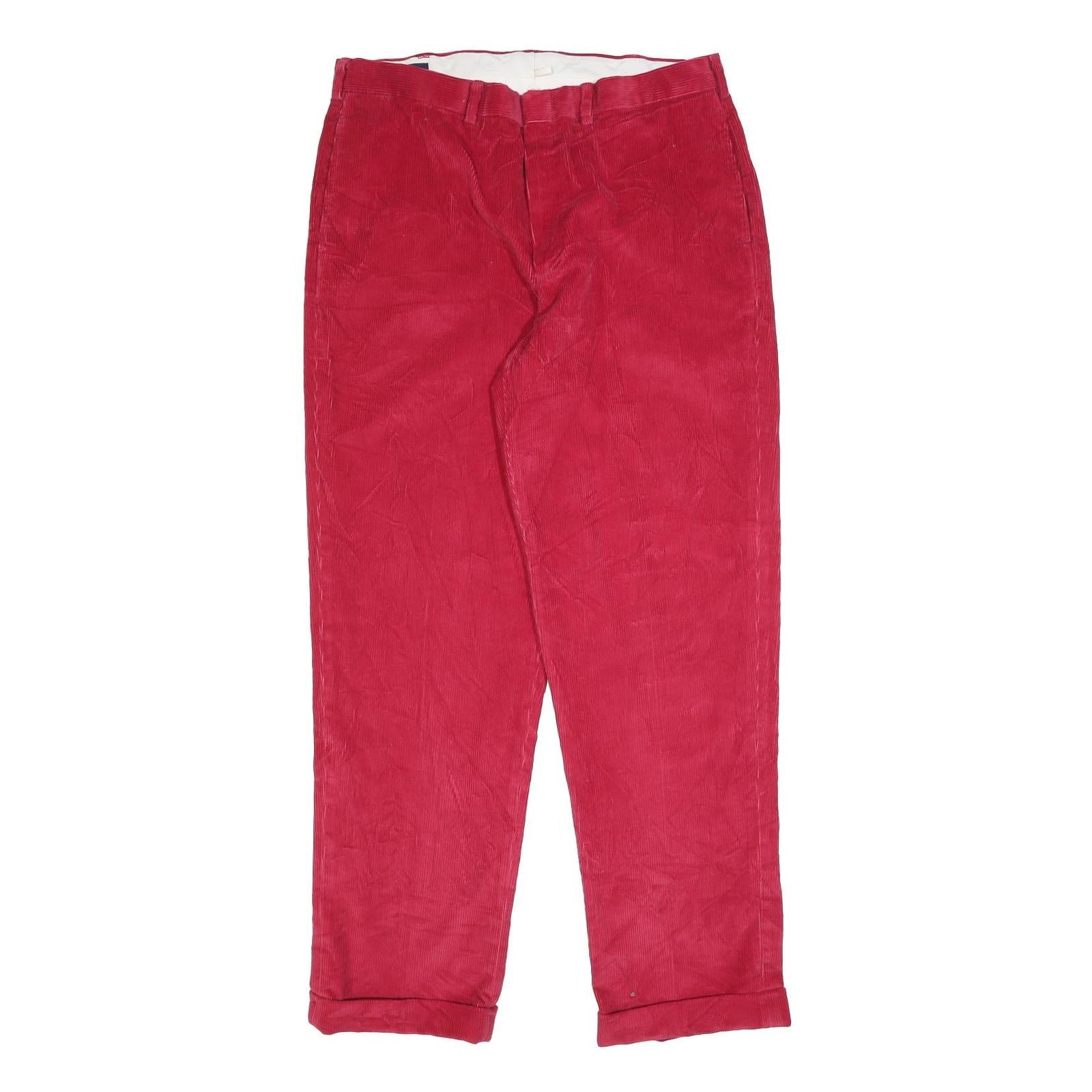 Buy LANDS END Mens Cotton Red Relaxed Straight Trousers W37 L33 Casual Classic Zip Refurbished - $35.09 LANDS END Mens Cotton Red Relaxed Straight Trousers W37 L33 Casual Classic Zip Refurbished - N/A refurbished available on Cerqular