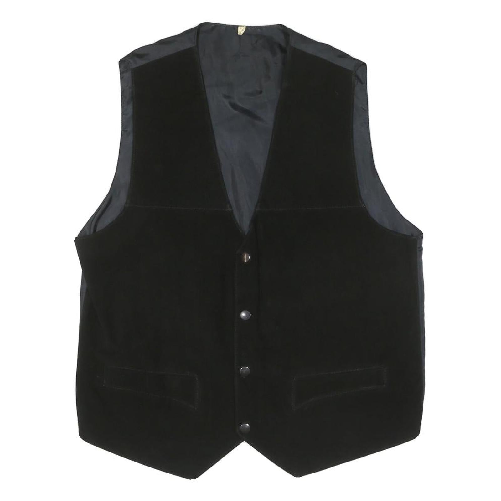 Buy Mens Black Polyester Blend Button Jacket Vest M Plain Classic Casual Waistcoat Refurbished - $37.69 Mens Black Polyester Blend Button Jacket Vest M Plain Classic Casual Waistcoat Refurbished - N/A refurbished available on Cerqular