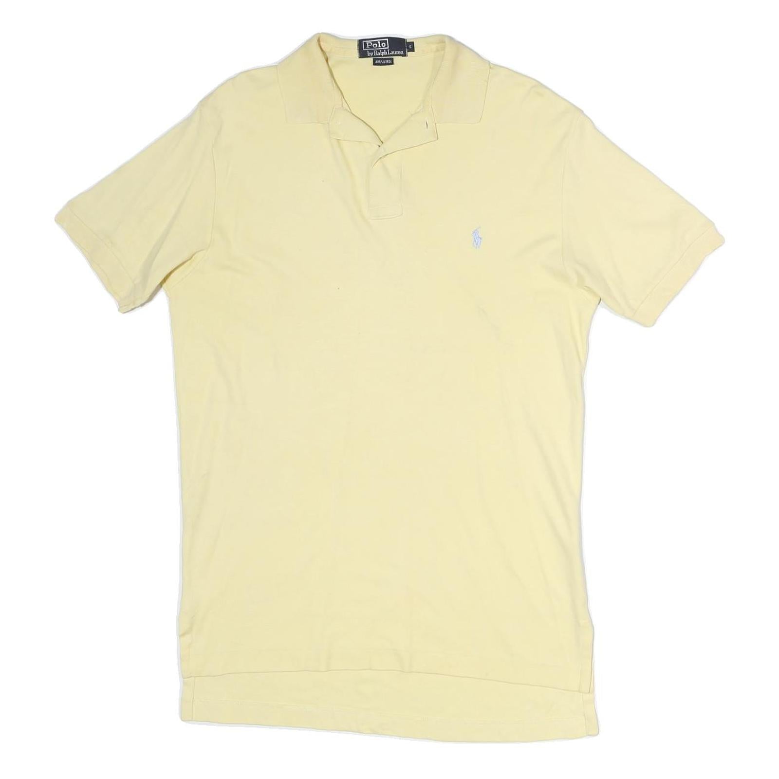 Buy POLO RALPH LAUREN Mens Yellow Short Sleeve Plain S Cotton Polo Shirt Refurbished - $35.09 POLO RALPH LAUREN Mens Yellow Short Sleeve Plain S Cotton Polo Shirt Refurbished - N/A refurbished available on Cerqular