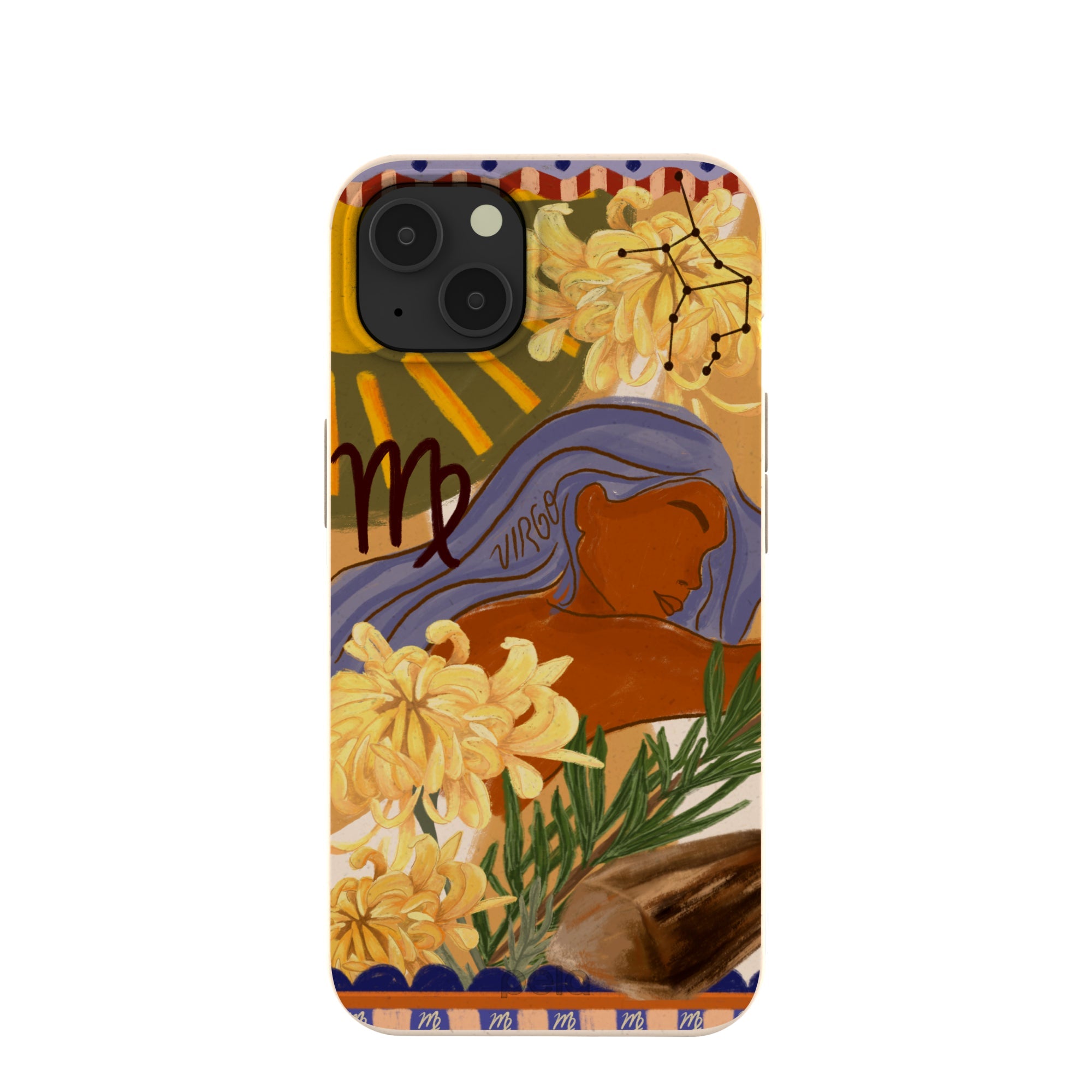 Seashell Virgo Goddess iPhone 13 Case Refurbished - Pela Case refurbished available on Cerqular