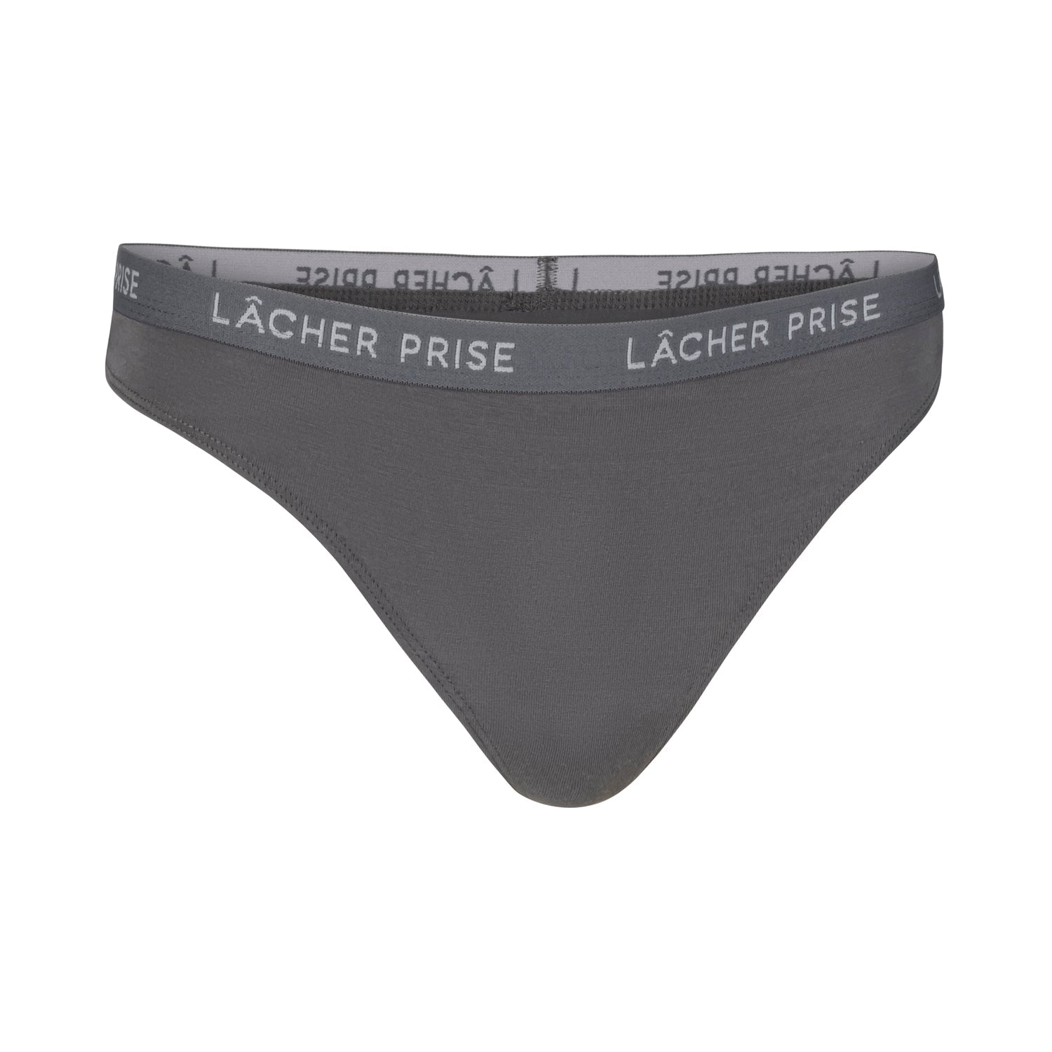 Lâcher Prise - Nimbus Grey Thong For Women | Size: XL | Color: Grey Refurbished - Lacher Prise Apparel refurbished available on Cerqular