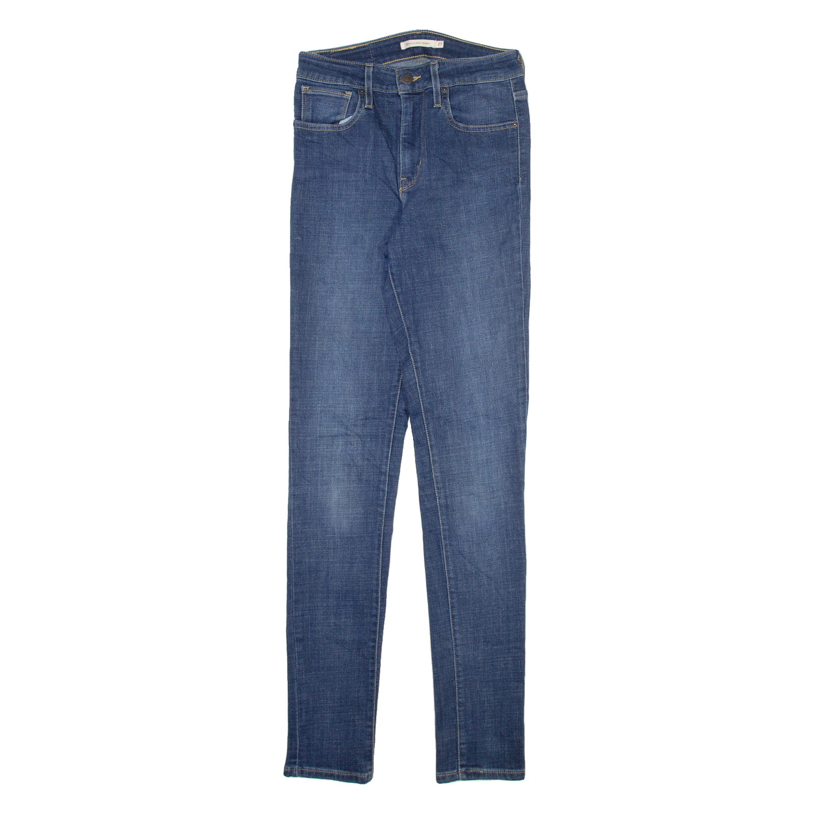 LEVI'S 721 Womens Jeans Blue Slim Skinny W24 L31 Refurbished - N/A refurbished available on Cerqular