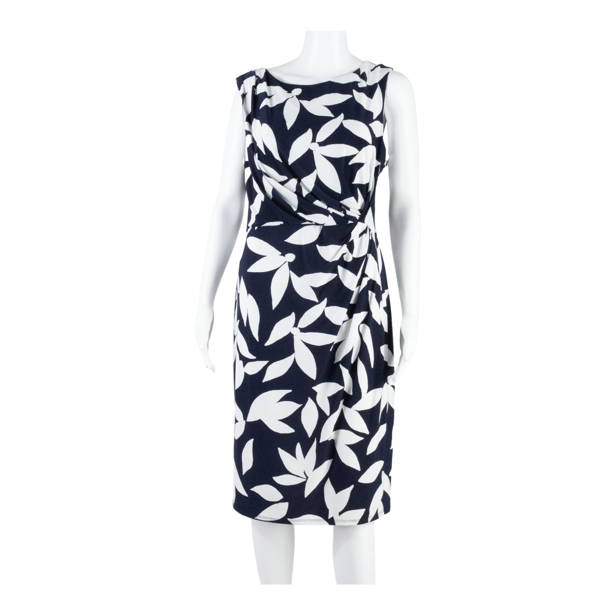 PHASE EIGHT Womens Bodycon Dress Blue Floral Sleeveless Midi UK 16 Refurbished - N/A refurbished available on Cerqular