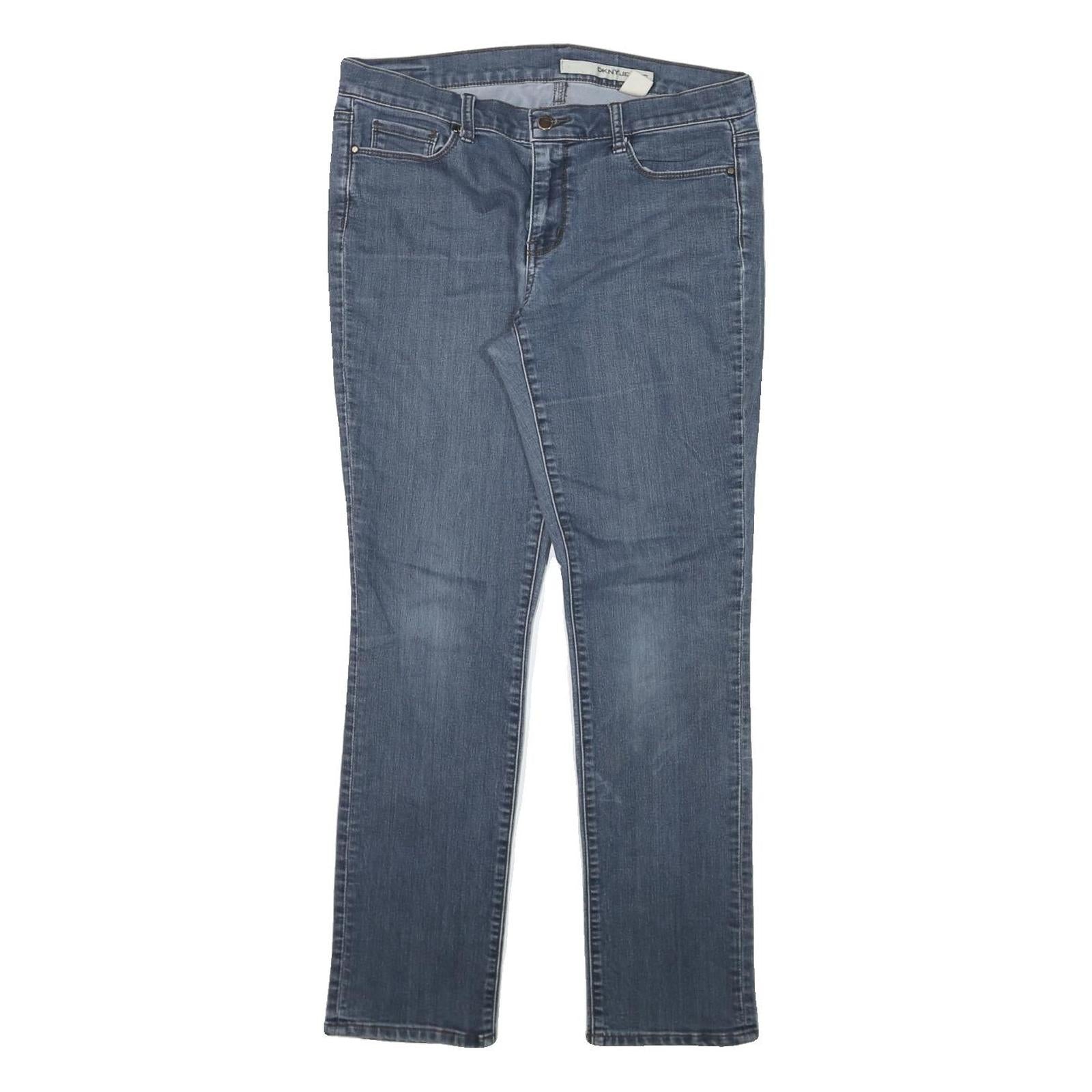 Buy DKNY Womens Blue Regular Fit Straight Denim Jeans W32 L32 Zip Cotton Blend Refurbished - $33.79 DKNY Womens Blue Regular Fit Straight Denim Jeans W32 L32 Zip Cotton Blend Refurbished - N/A refurbished available on Cerqular