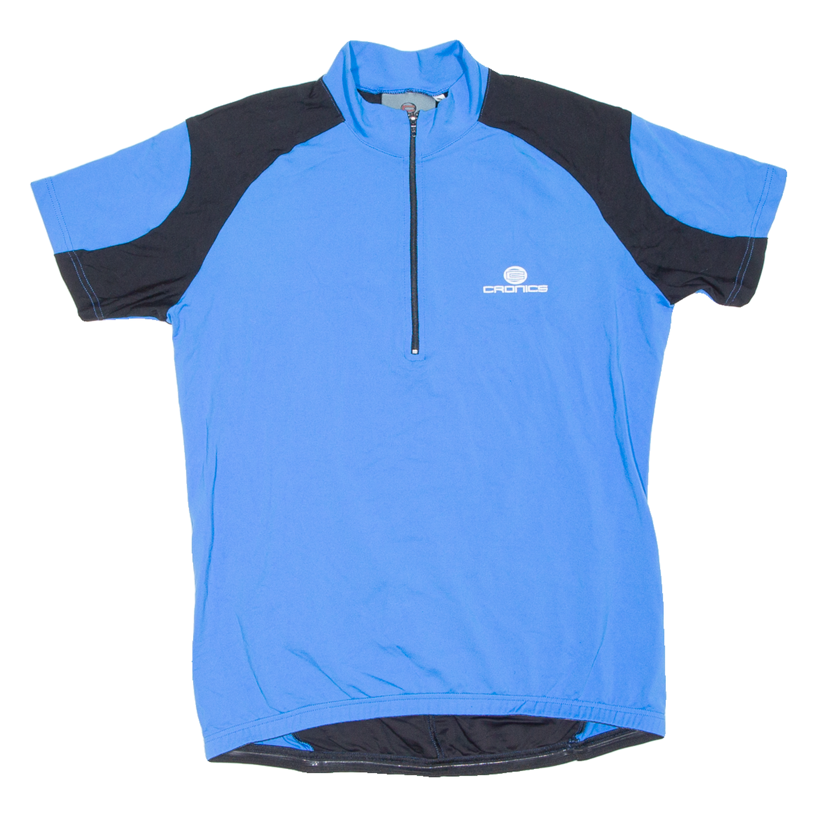 Cycling Mens Jersey Blue 1/2 Zip L Refurbished - N/A refurbished available on Cerqular