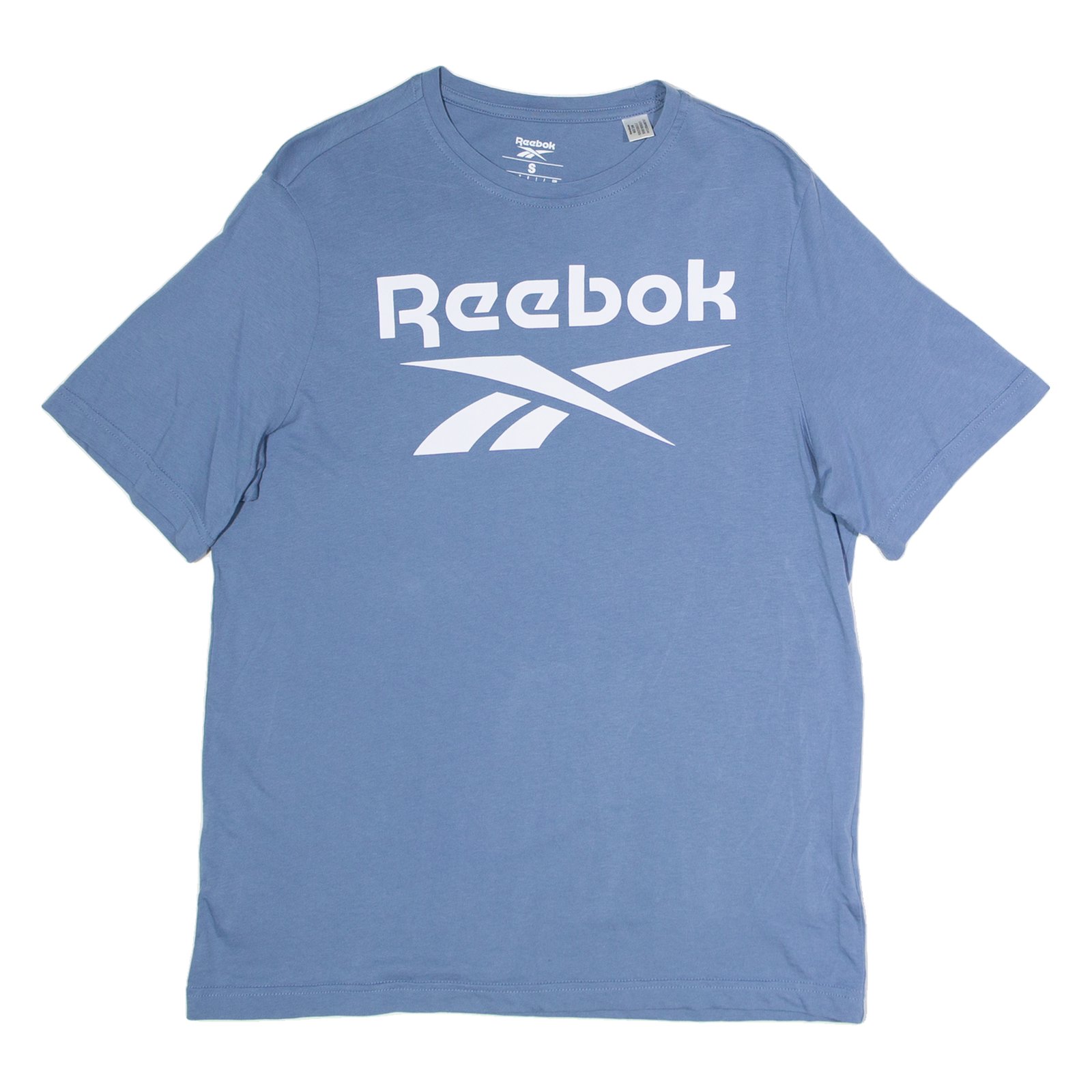 REEBOK Mens T-Shirt Blue Crew Neck S Refurbished - N/A refurbished available on Cerqular