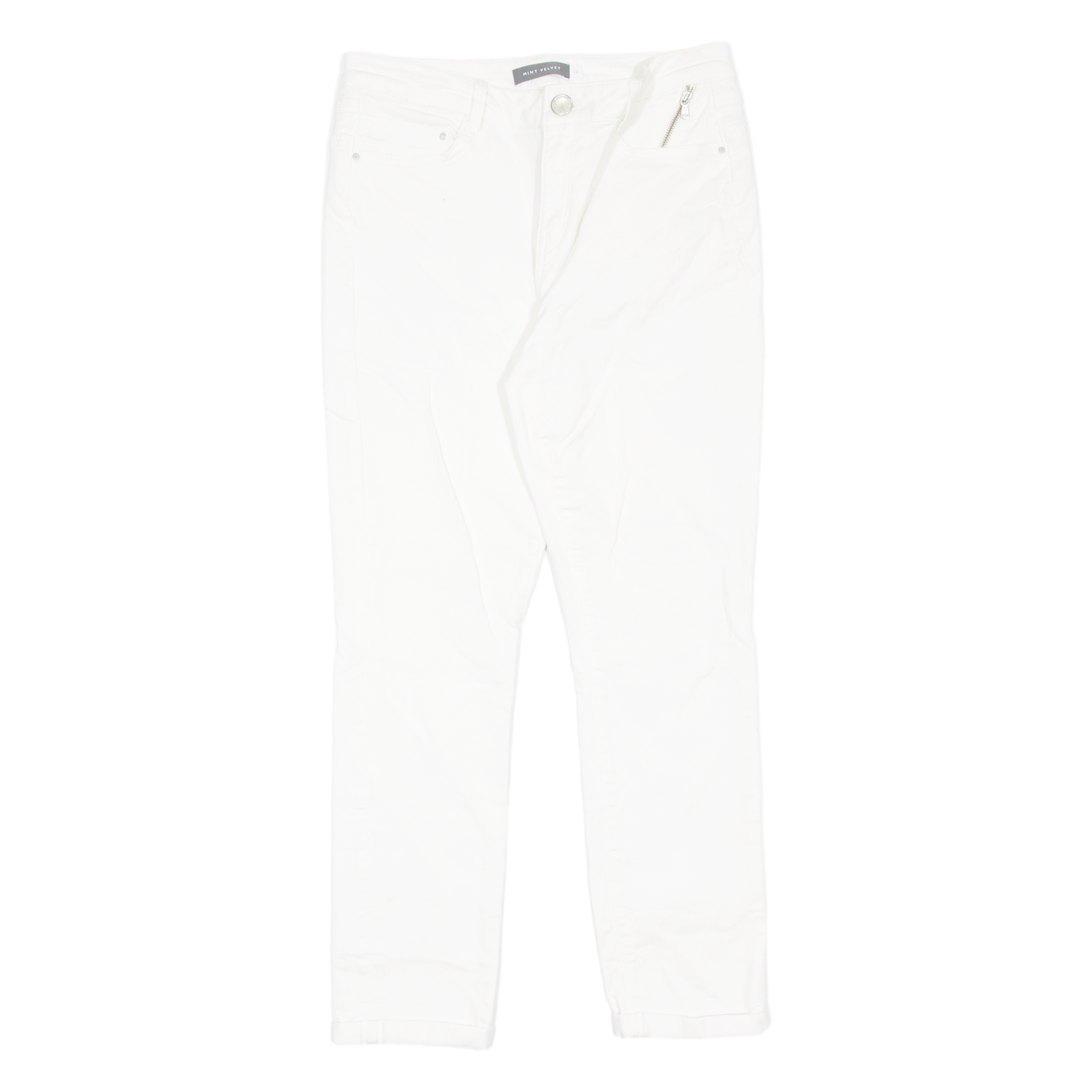 MINT VELVET Womens Jeans White Slim Skinny W29 L26 Refurbished - N/A refurbished available on Cerqular