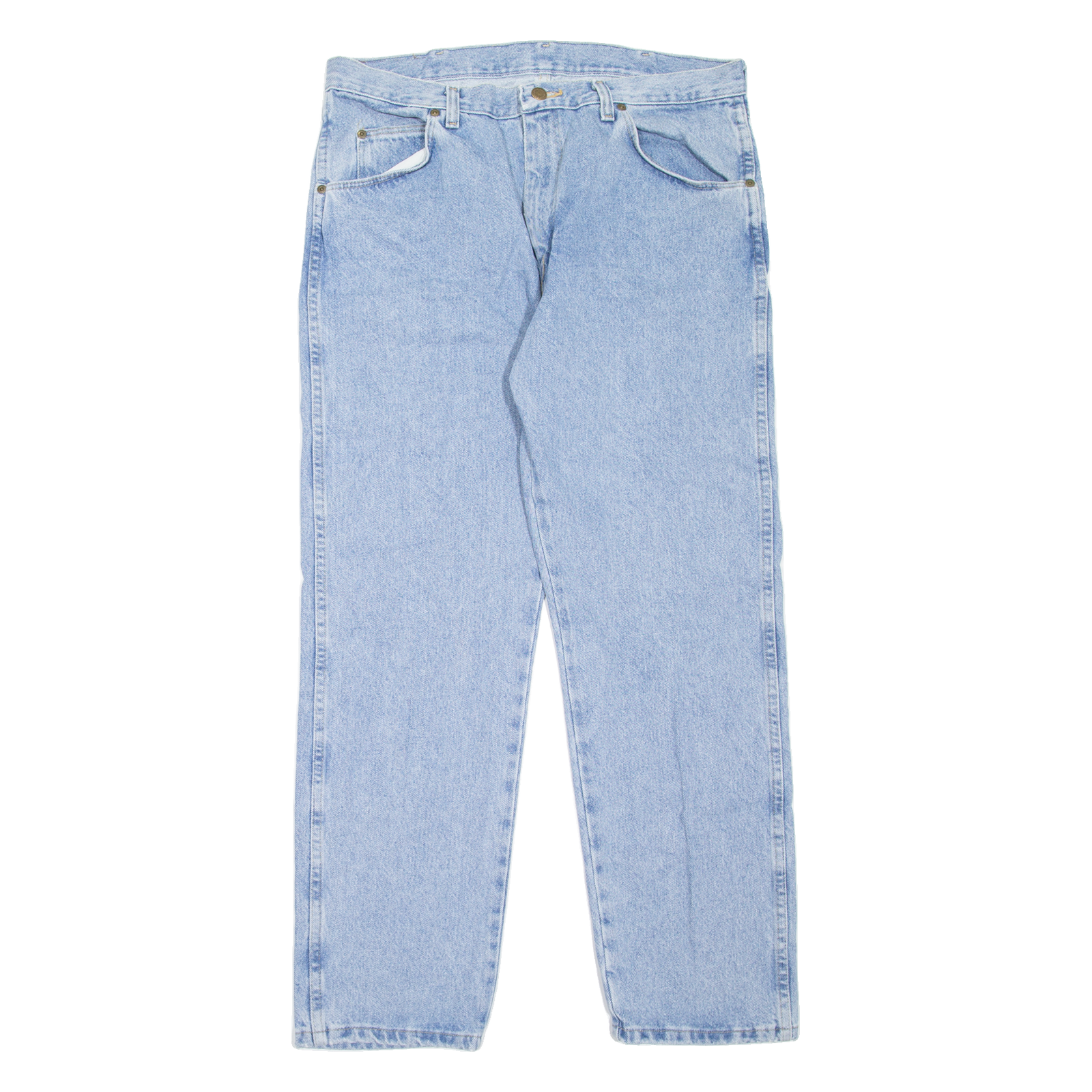 WRANGLER Blues Mens Jeans Blue Regular Tapered W36 L30 Refurbished - N/A refurbished available on Cerqular