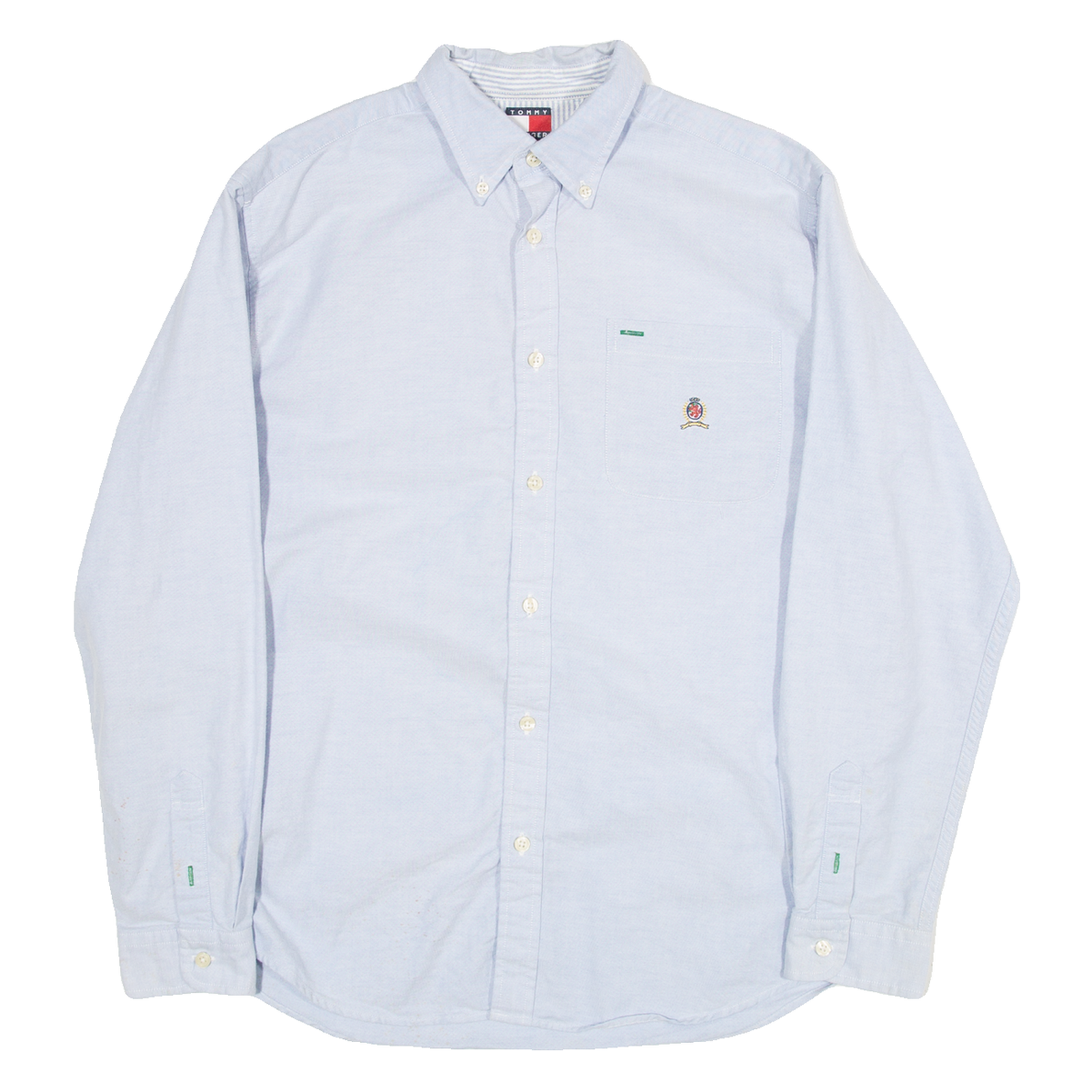 TOMMY HILFIGER Mens Plain Shirt Blue Long Sleeve XL Refurbished - N/A refurbished available on Cerqular