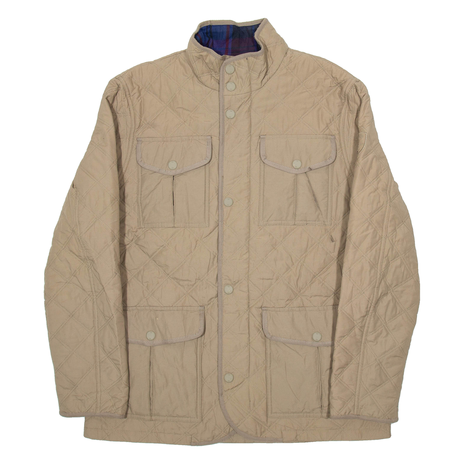 TOMMY HILFIGER Mens Quilted Coat Beige M Refurbished - N/A refurbished available on Cerqular