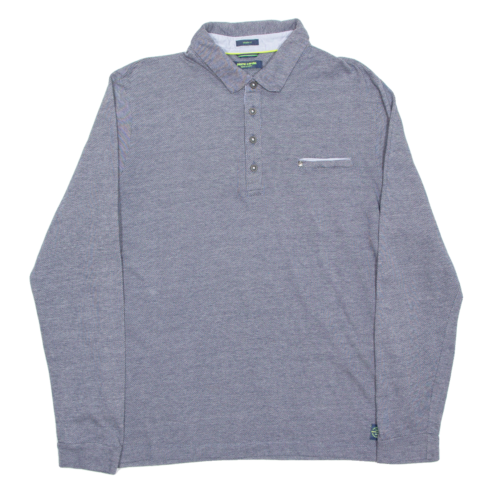 Buy PIERRE CARDIN Mens Polo Shirt Grey Long Sleeve L Refurbished - $24.17 PIERRE CARDIN Mens Polo Shirt Grey Long Sleeve L Refurbished - N/A refurbished available on Cerqular