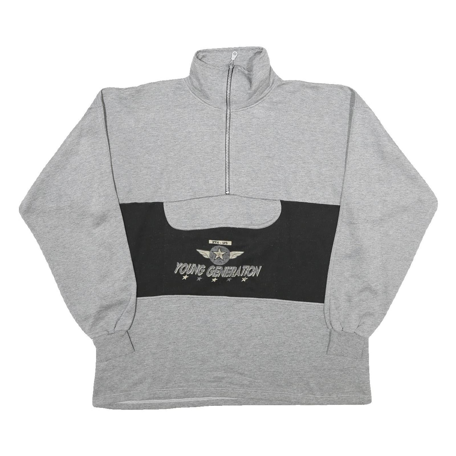 Buy SKIPPER Mens Grey & Black Young Generation Half Zip Sweatshirt XL Cotton Blend Refurbished - $27.29 SKIPPER Mens Grey & Black Young Generation Half Zip Sweatshirt XL Cotton Blend Refurbished - N/A refurbished available on Cerqular