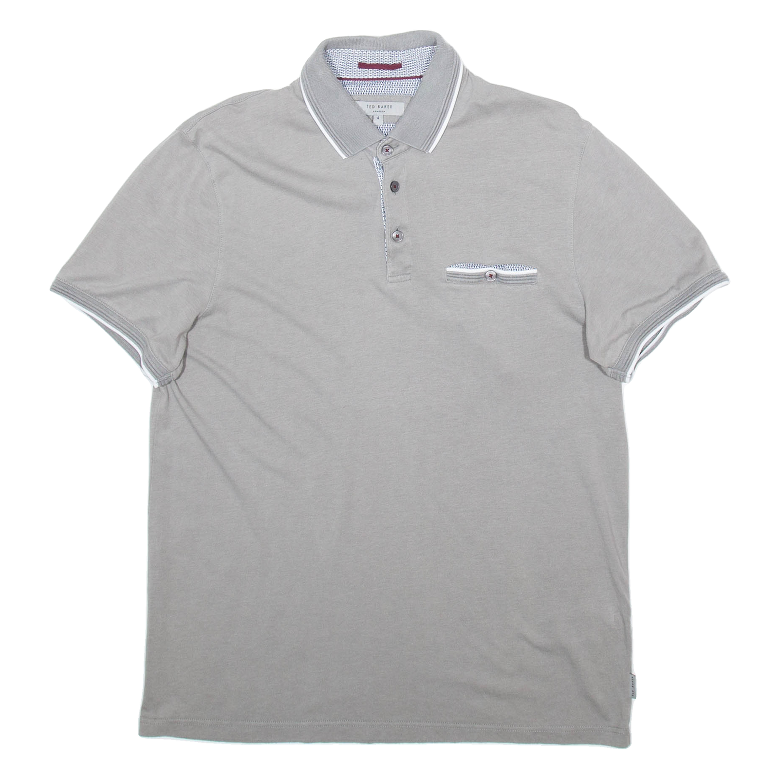 Buy TED BAKER Mens Polo Shirt Grey S Refurbished - $25.99 TED BAKER Mens Polo Shirt Grey S Refurbished - N/A refurbished available on Cerqular