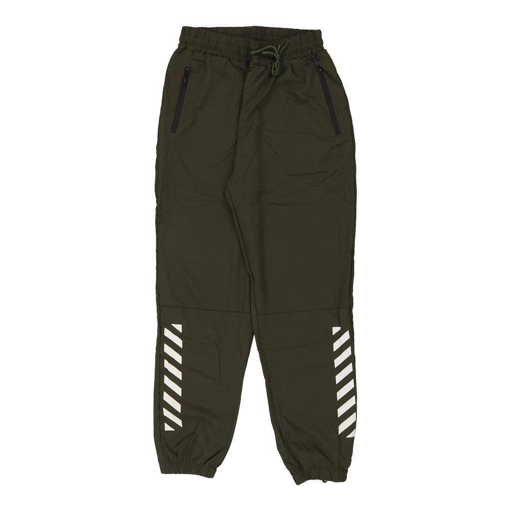 Unbranded Tracksuit - Medium Green Polyester Refurbished - Thrifted (note: this is a term often used to describe second- refurbished available on Cerqular