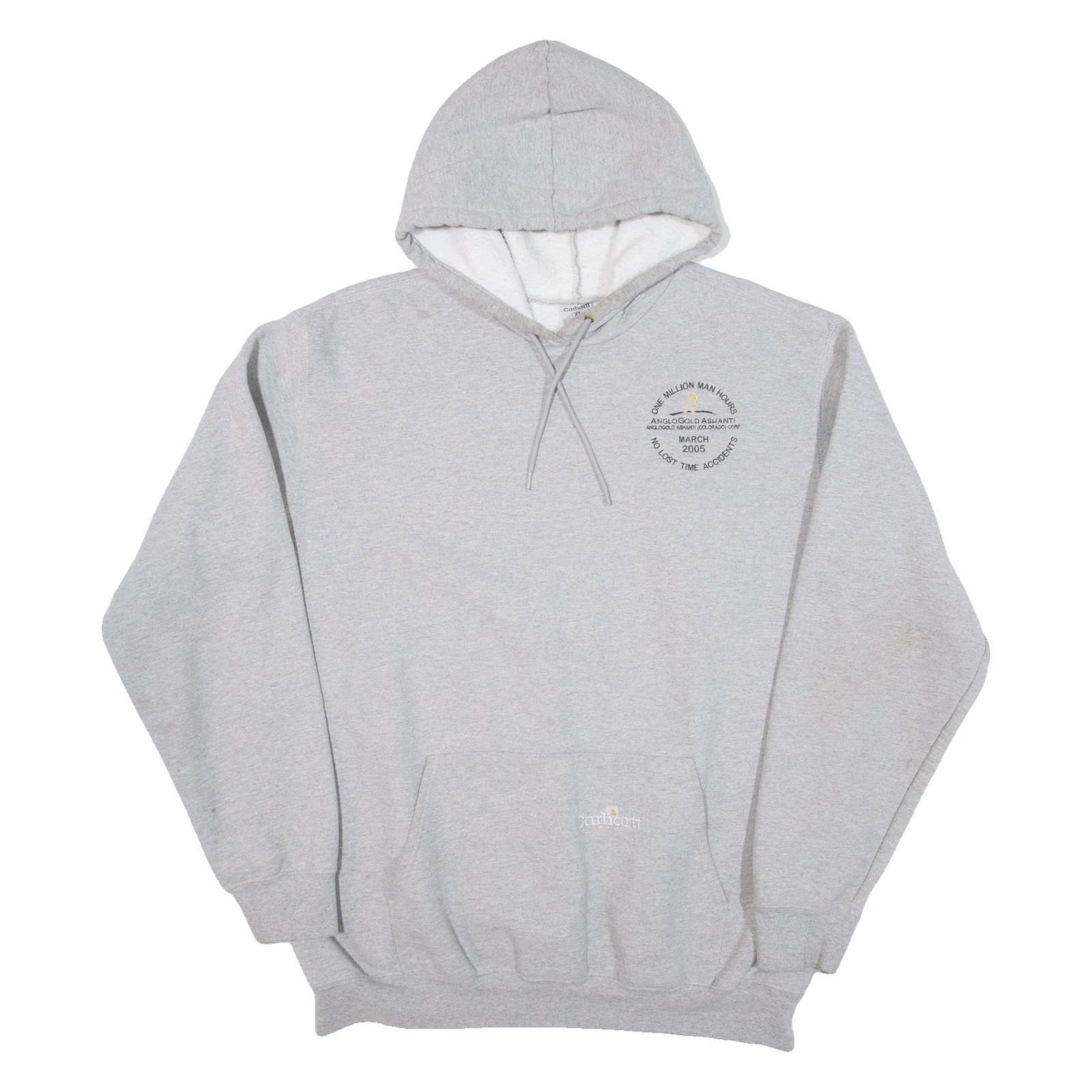 CARHARTT Mens Grey Hoodie USA XL Refurbished - N/A refurbished available on Cerqular