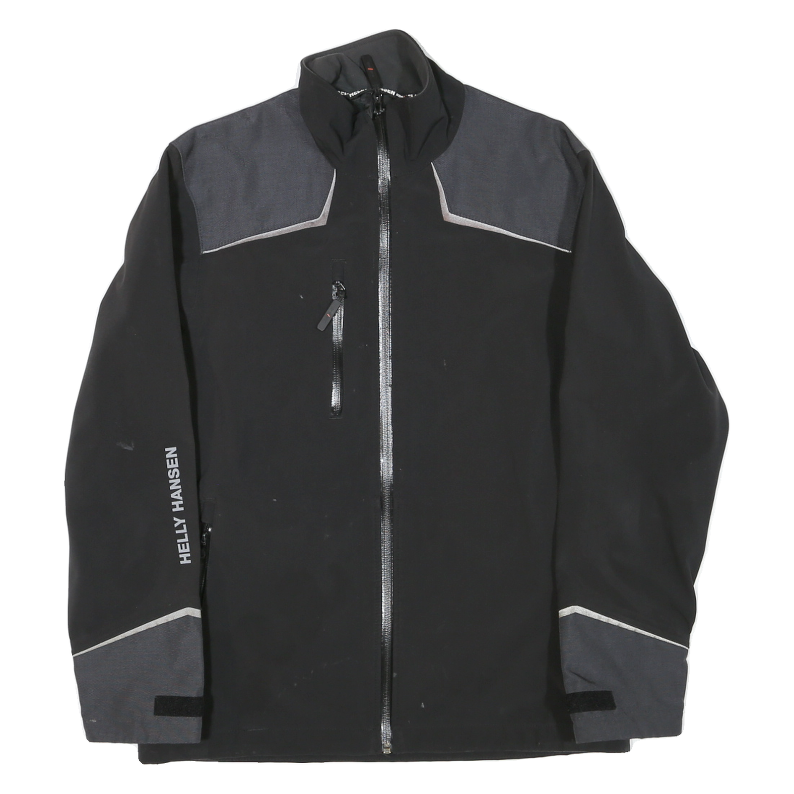 HELLY HANSEN Mens Black & Grey Zip Jacket S Polyester Blend Outdoor Casual Refurbished - N/A refurbished available on Cerqular