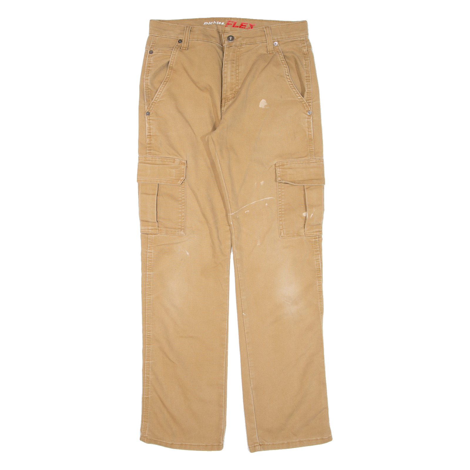 DICKIES Cargo Workwear Mens Trousers Beige Regular Straight W30 L32 Refurbished - N/A refurbished available on Cerqular