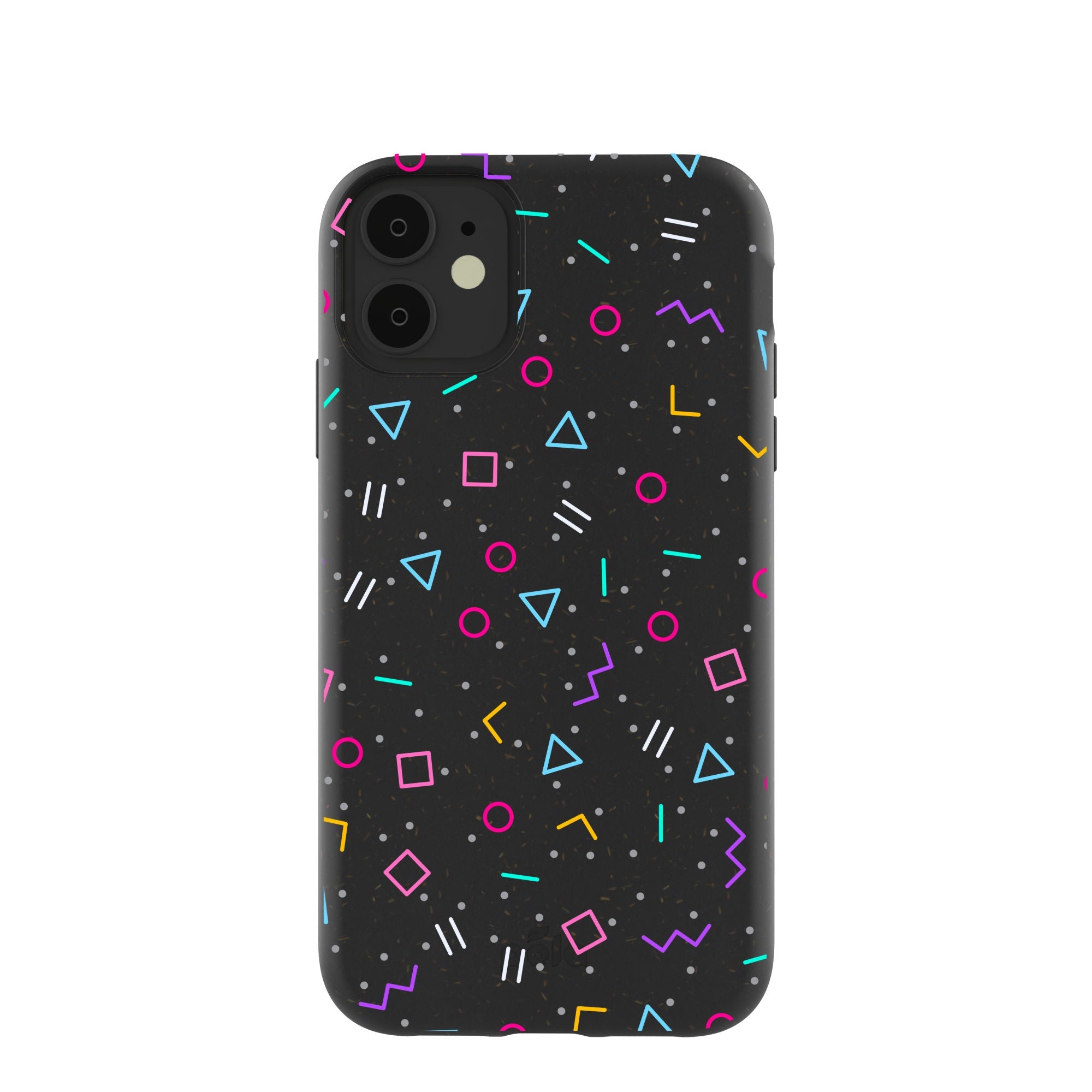 Black Neon Nostalgia iPhone 11 Case Refurbished - Pela Case refurbished available on Cerqular