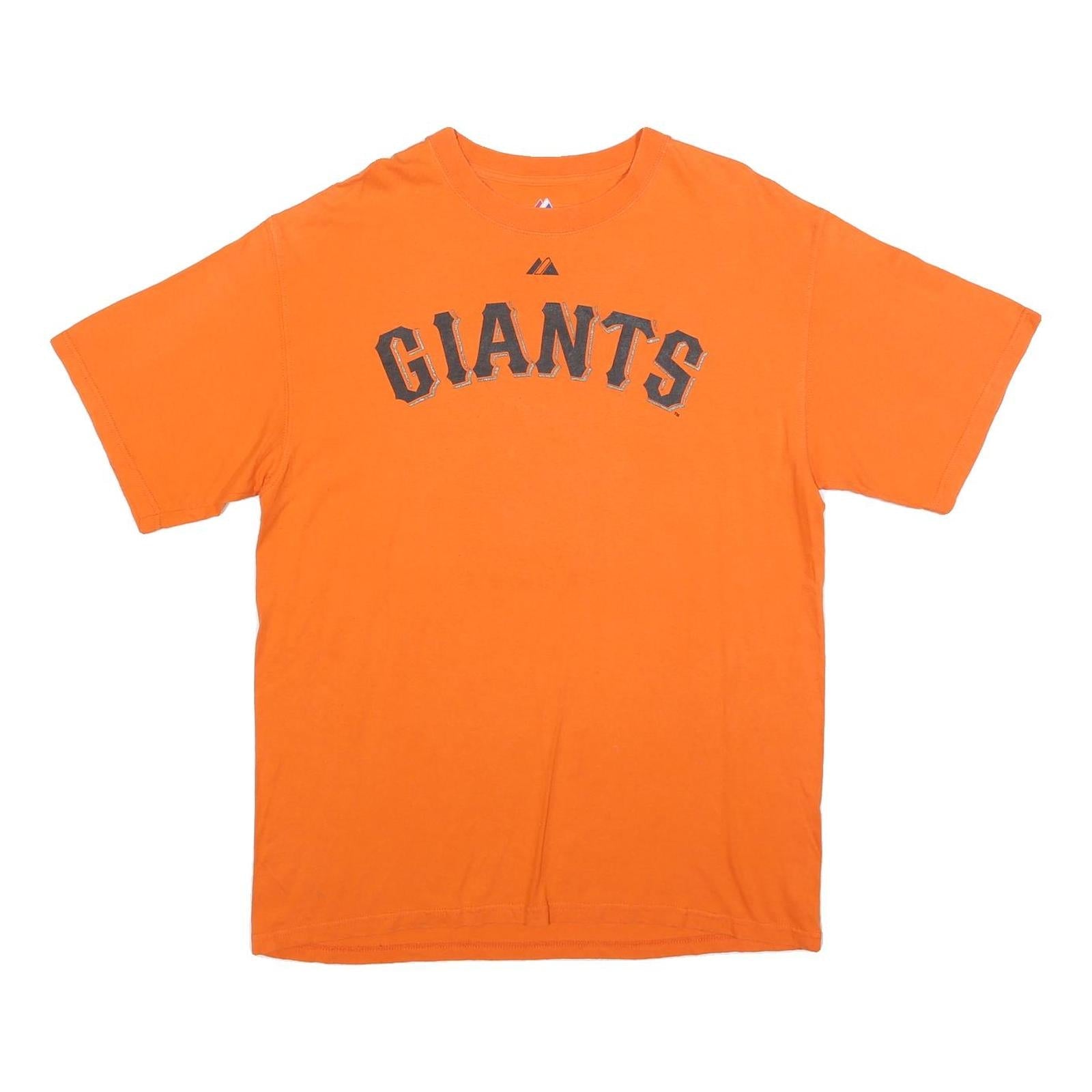 Buy MAJESTIC Mens Orange Giants Graphic T-Shirt L Short Sleeve Crew Neck Sport Style Refurbished - $19.49 MAJESTIC Mens Orange Giants Graphic T-Shirt L Short Sleeve Crew Neck Sport Style Refurbished - N/A refurbished available on Cerqular