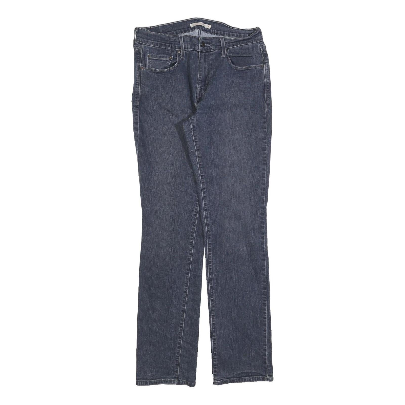 LEVI'S Womens 505 Regular Fit Straight Leg Denim Dark W29 L32 Zip Cotton Blend Refurbished - N/A refurbished available on Cerqular