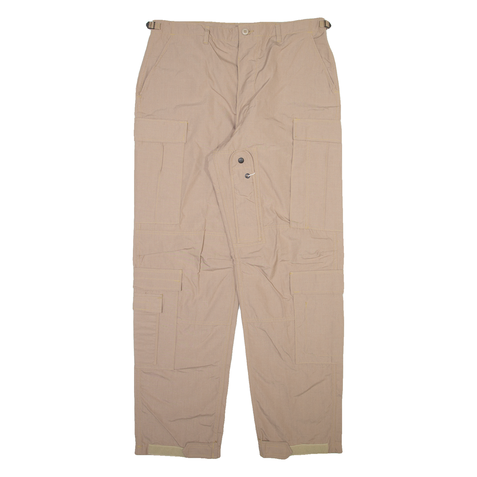 Cargo Mens Trousers Beige Relaxed Straight W37 L34 Refurbished - N/A refurbished available on Cerqular