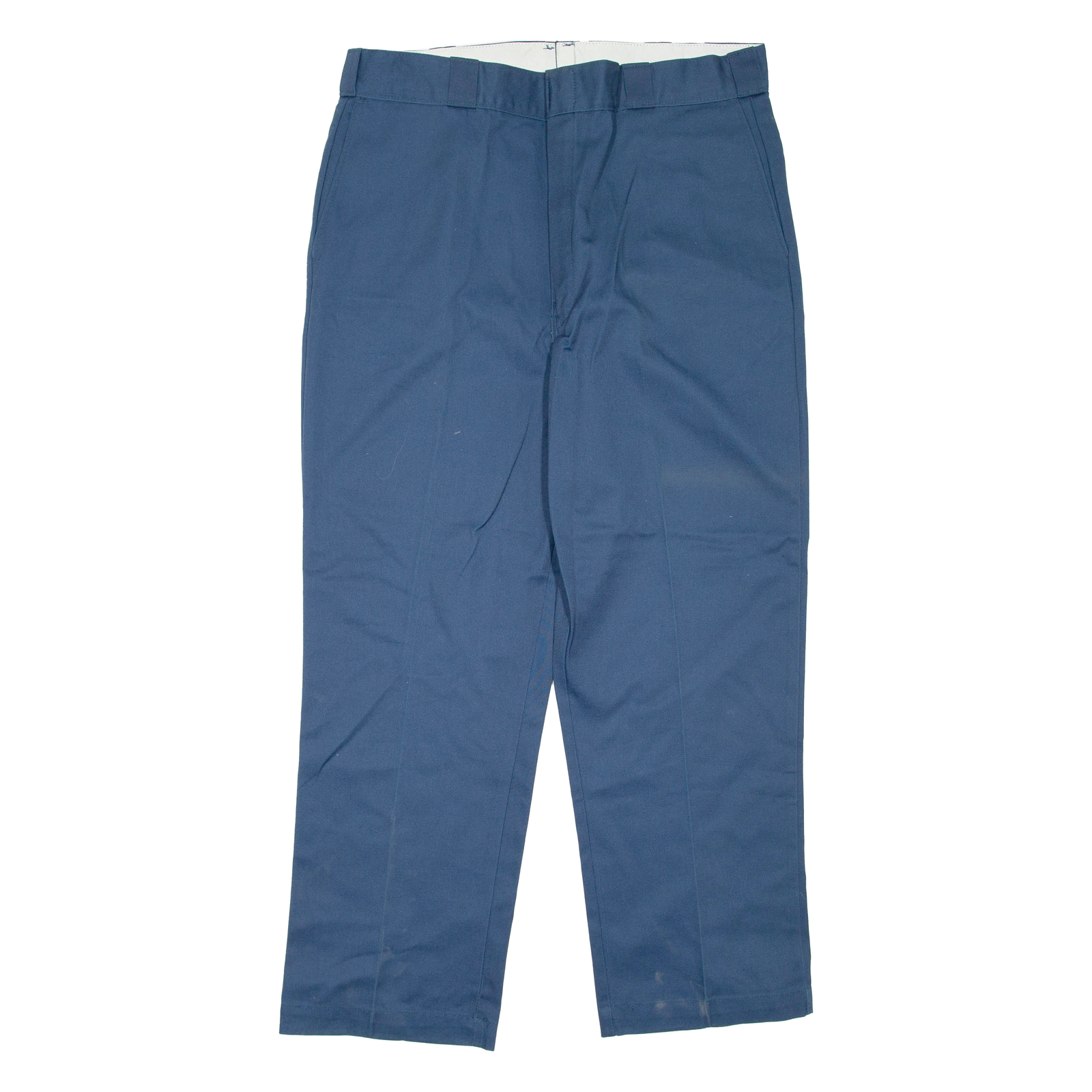 DICKIES Mens Trousers Blue Regular Straight W36 L30 Refurbished - N/A refurbished available on Cerqular
