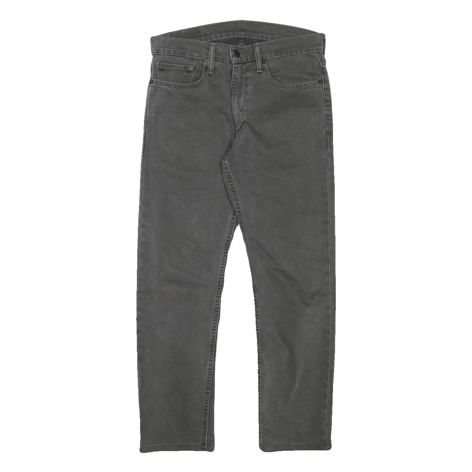 LEVI'S 502 Mens Jeans Grey Regular Straight Denim Medium W30 L26 Classic Style Refurbished - N/A refurbished available on Cerqular