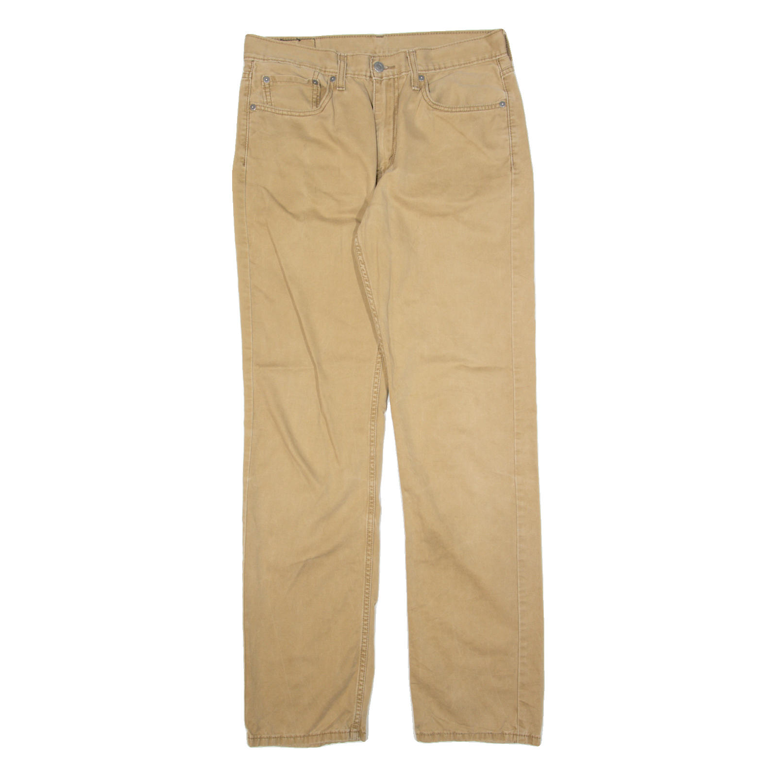LEVI'S 514 Mens Trousers Beige Regular Straight W32 L34 Refurbished - N/A refurbished available on Cerqular