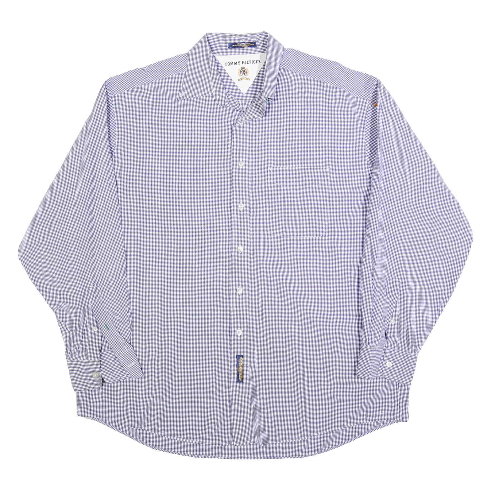 Buy TOMMY HILFIGER Mens Blue & White Check Shirt 2XL Cotton Blend Long Sleeve Button Refurbished - $35.09 TOMMY HILFIGER Mens Blue & White Check Shirt 2XL Cotton Blend Long Sleeve Button Refurbished - N/A refurbished available on Cerqular