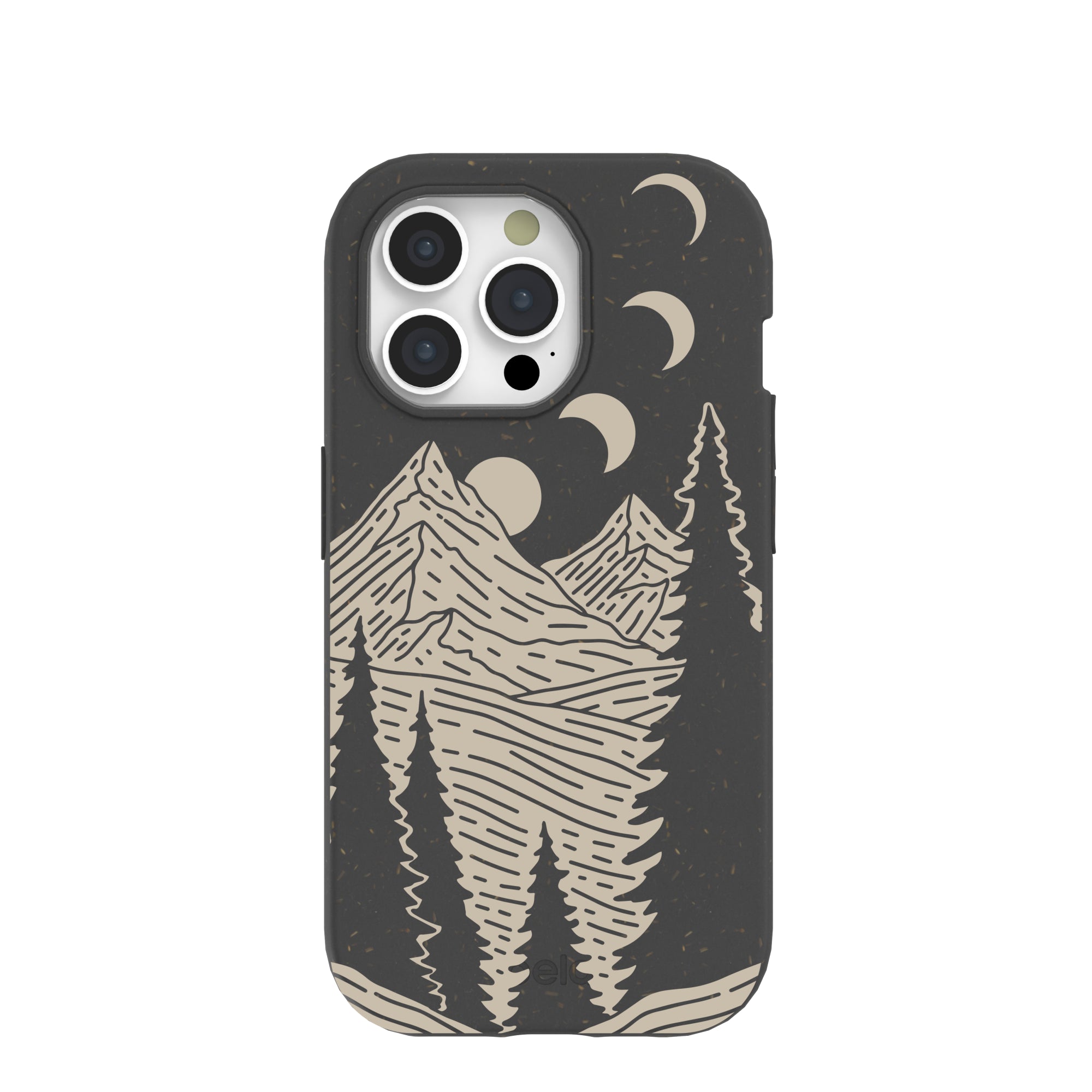 Black Moonlight Peaks iPhone 15 Pro Case Refurbished - Pela Case refurbished available on Cerqular