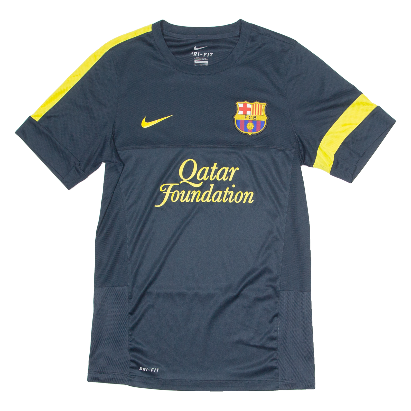 NIKE Barcelona FC Mens Football Shirt Jersey Blue Crew Neck S Refurbished - N/A refurbished available on Cerqular