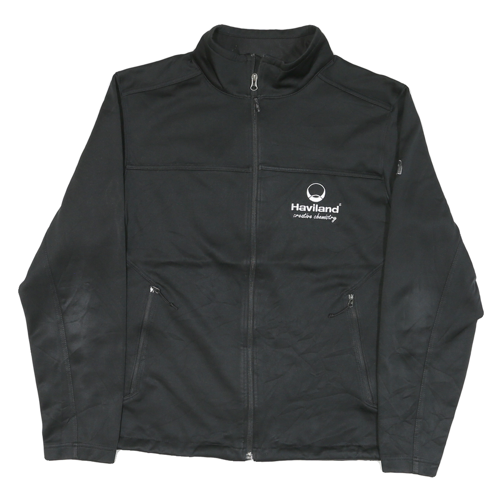 THE NORTH FACE Mens Black Outdoor Jacket L Polyester Blend Zip Activewear Refurbished - N/A refurbished available on Cerqular