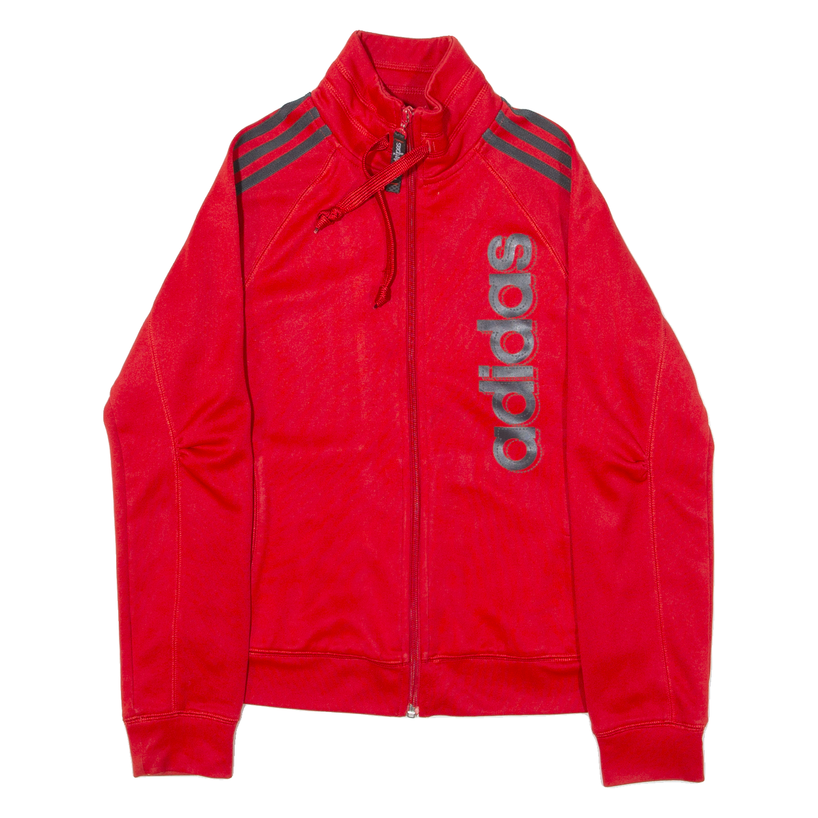 ADIDAS Womens Track Jacket Red UK 10 Refurbished - N/A refurbished available on Cerqular