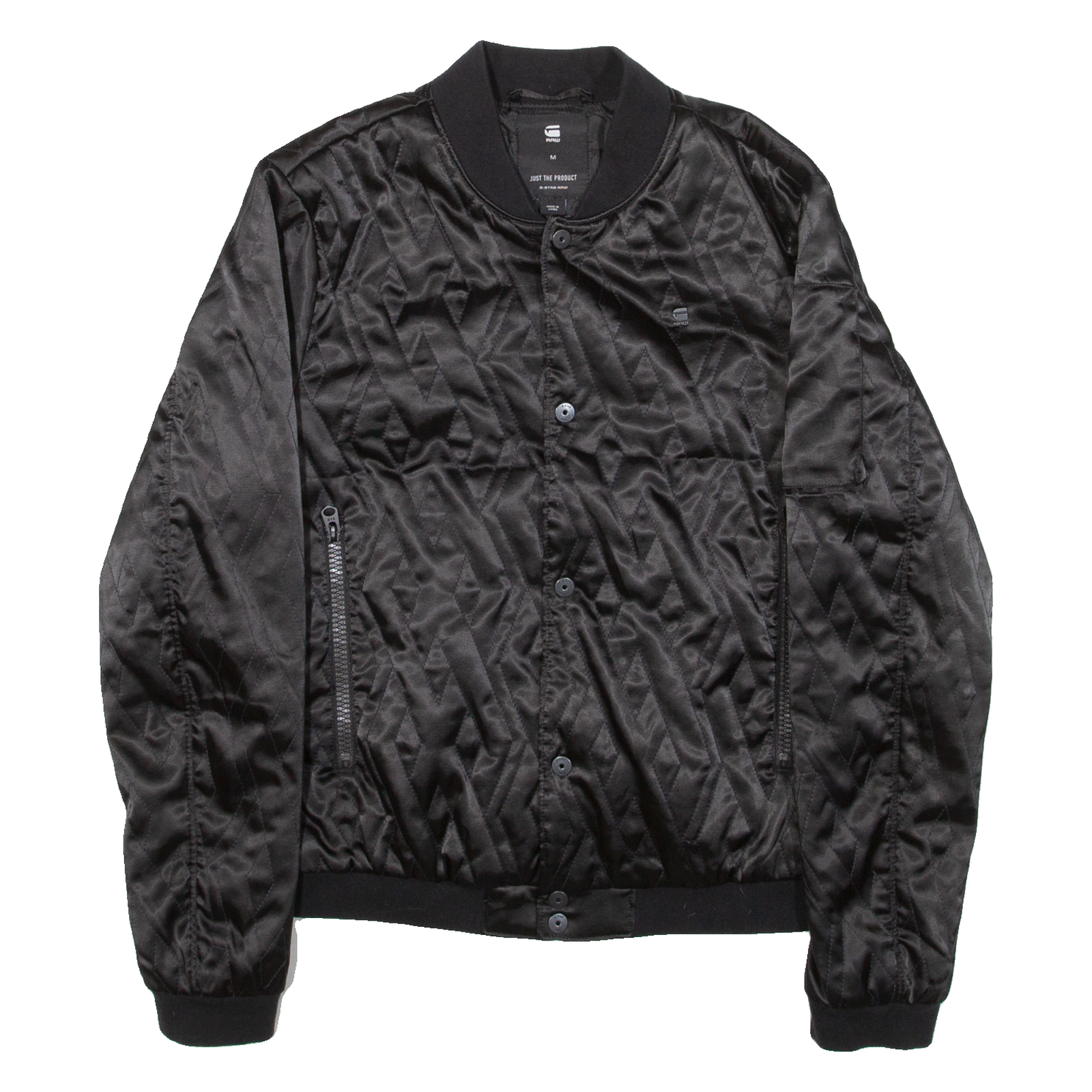 G-STAR Quilted Womens Bomber Jacket Black M Refurbished - N/A refurbished available on Cerqular